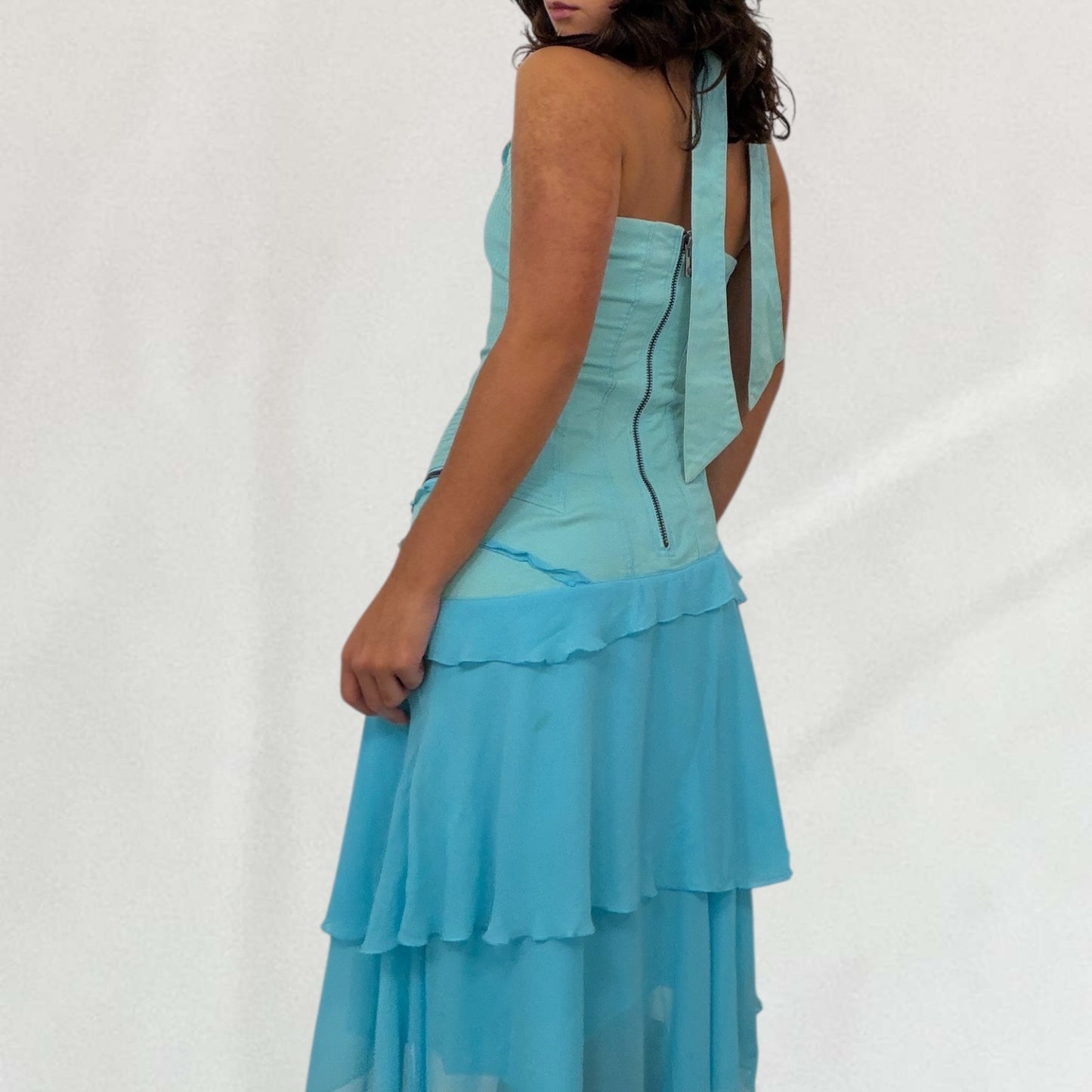 Versace chiffon dress