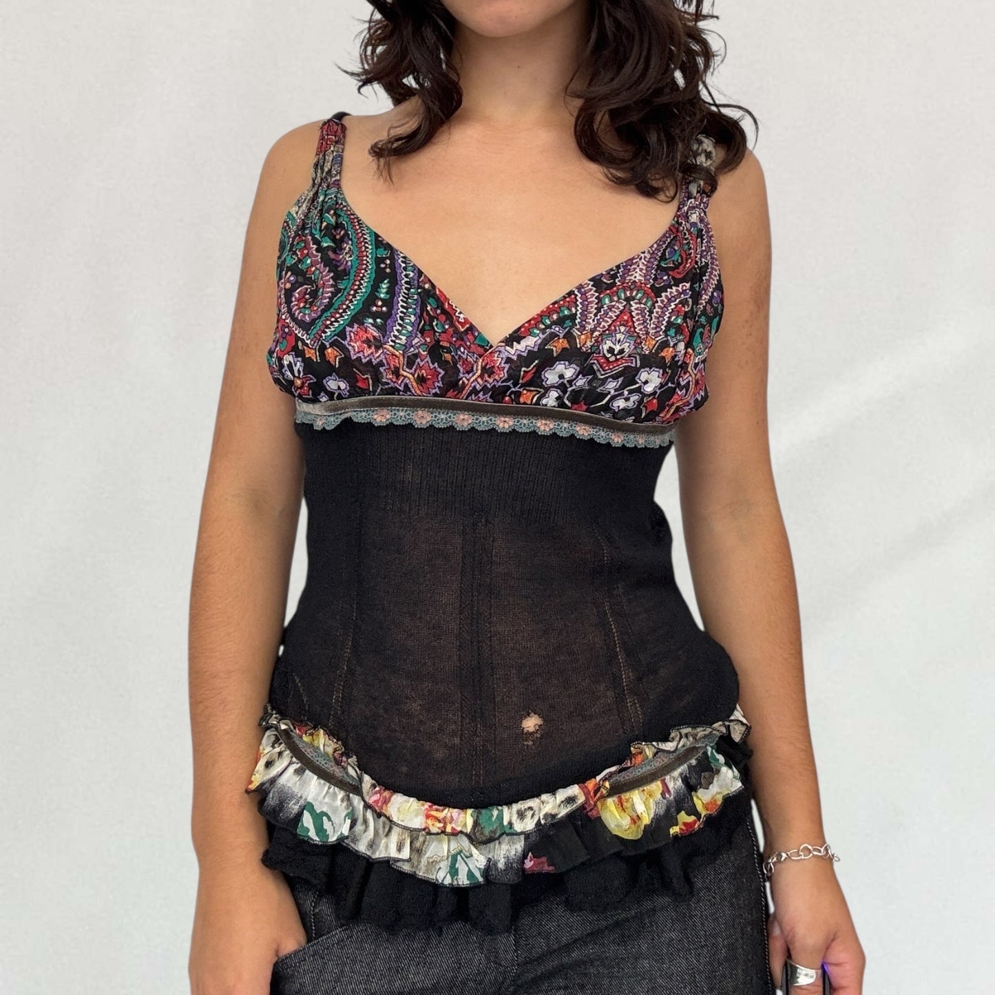 Roberto Cavalli knitted cami