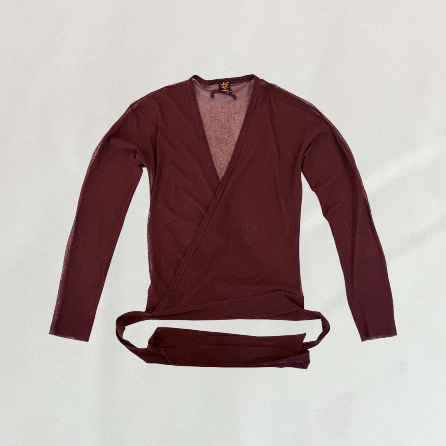 Jean Paul Gaultier mesh wrap top