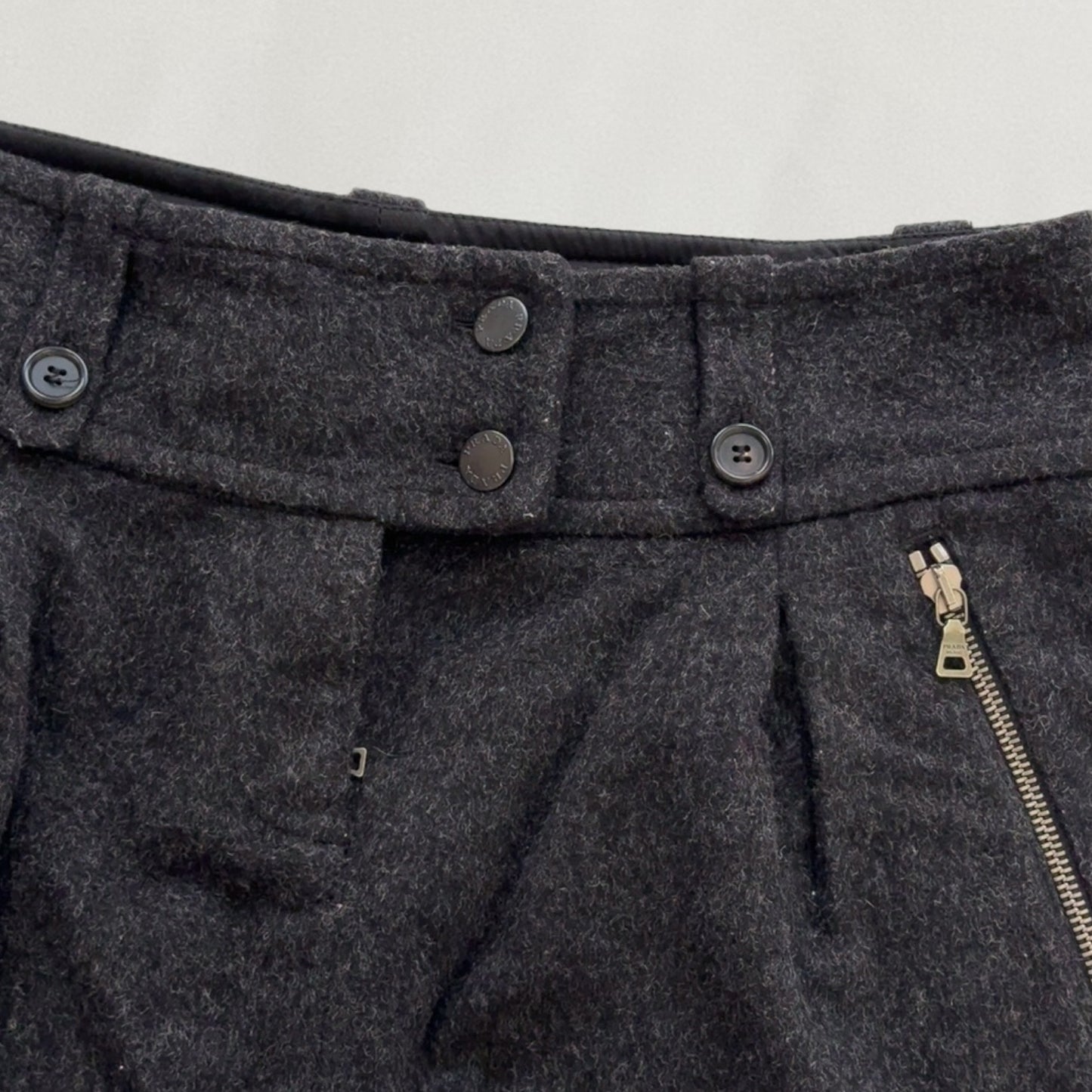 Prada wool skirt