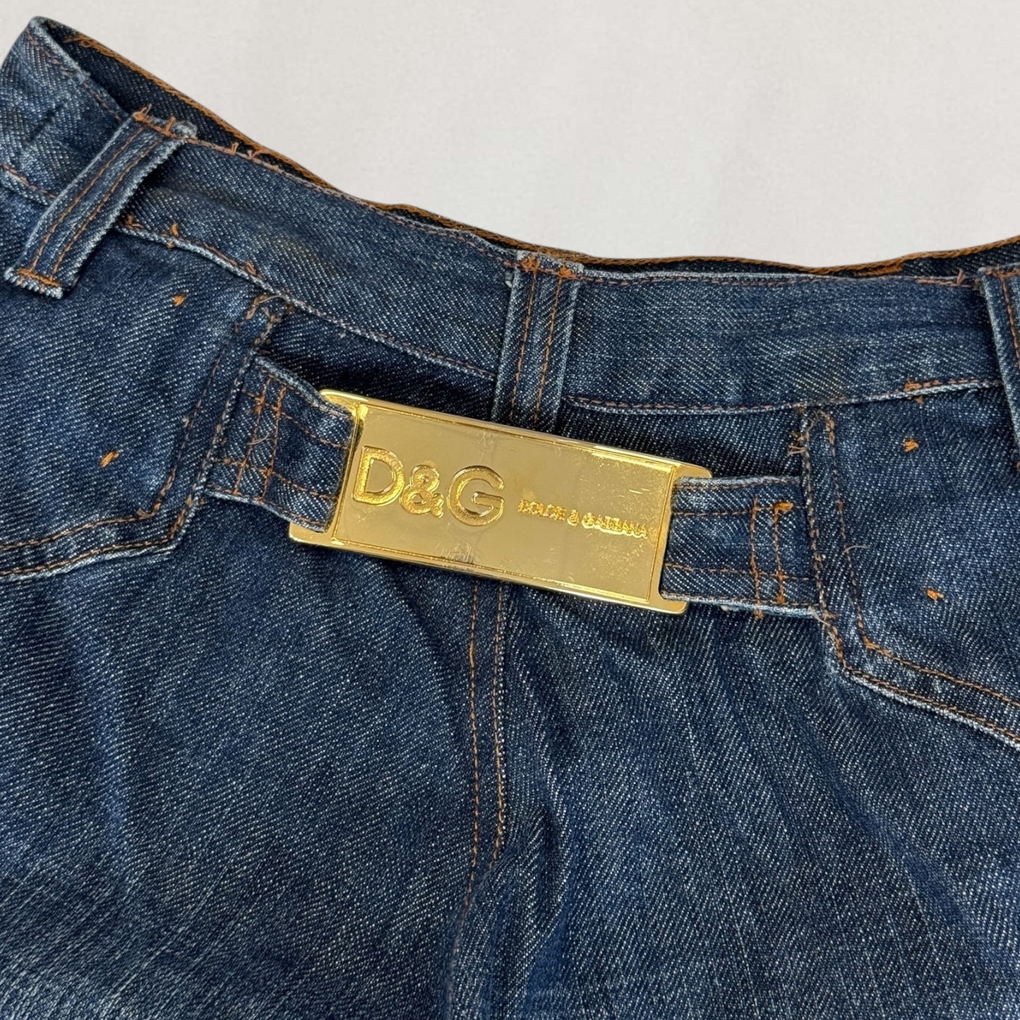 Dolce & Gabbana gold detail jeans