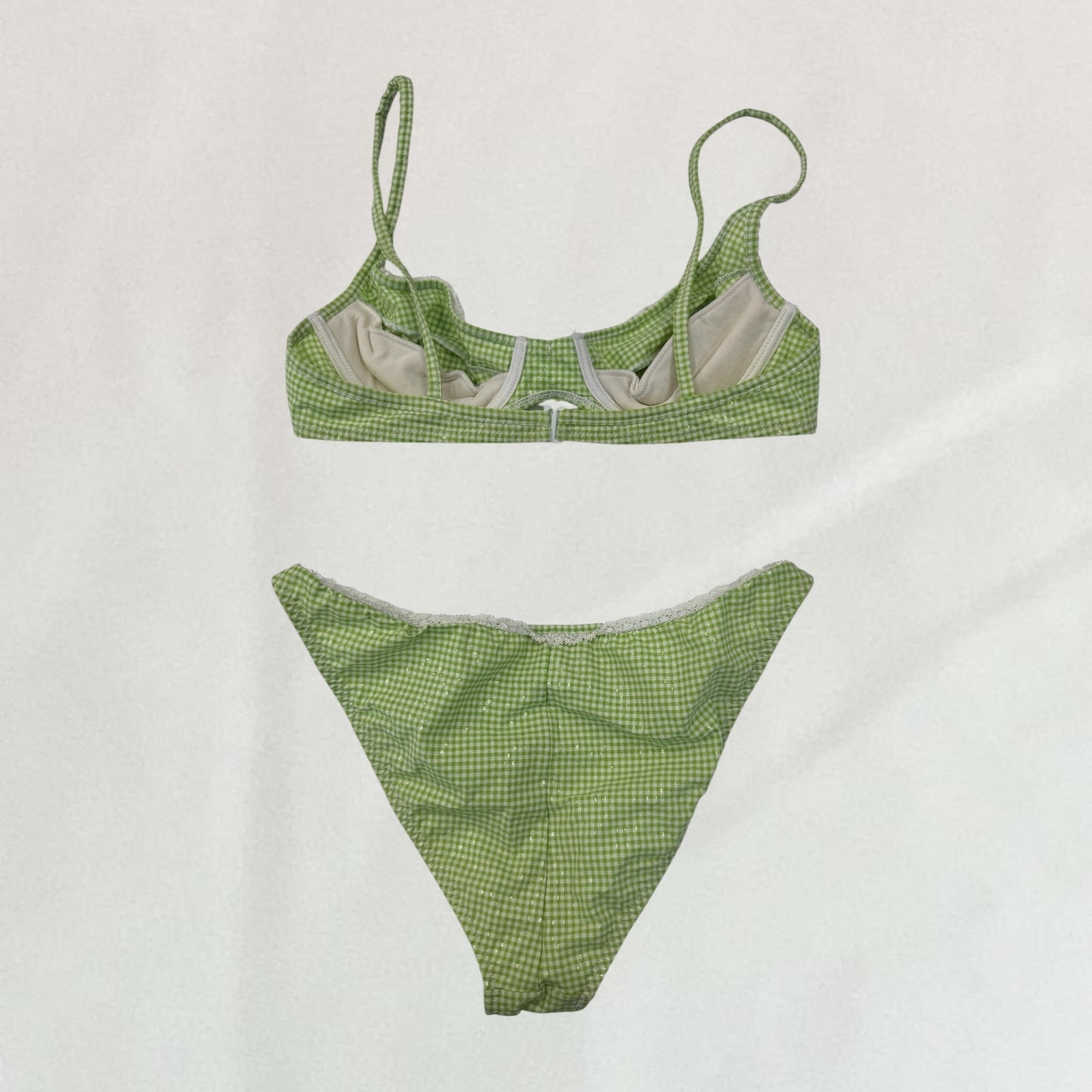 Blumarine gingham bikini