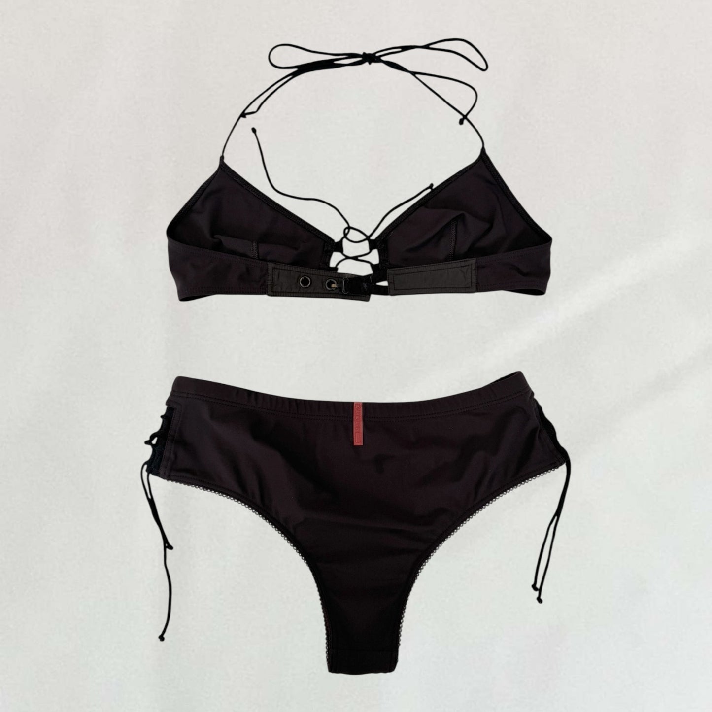 Prada lace up bikini