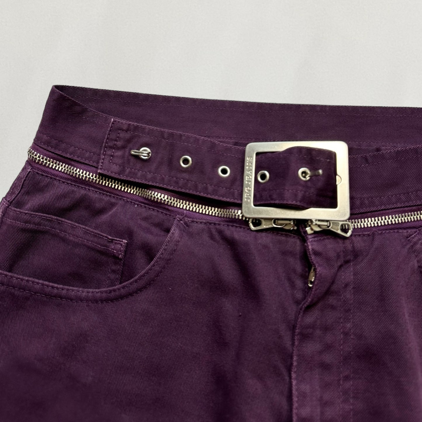 Jean-Paul Gaultier buckle jeans