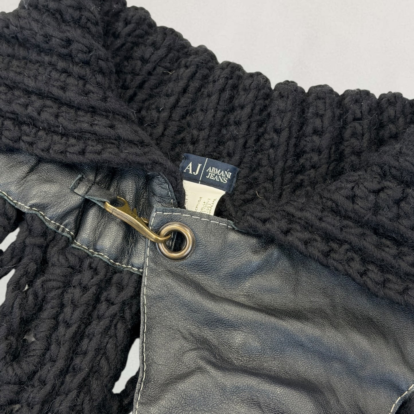 Armani knitted poncho