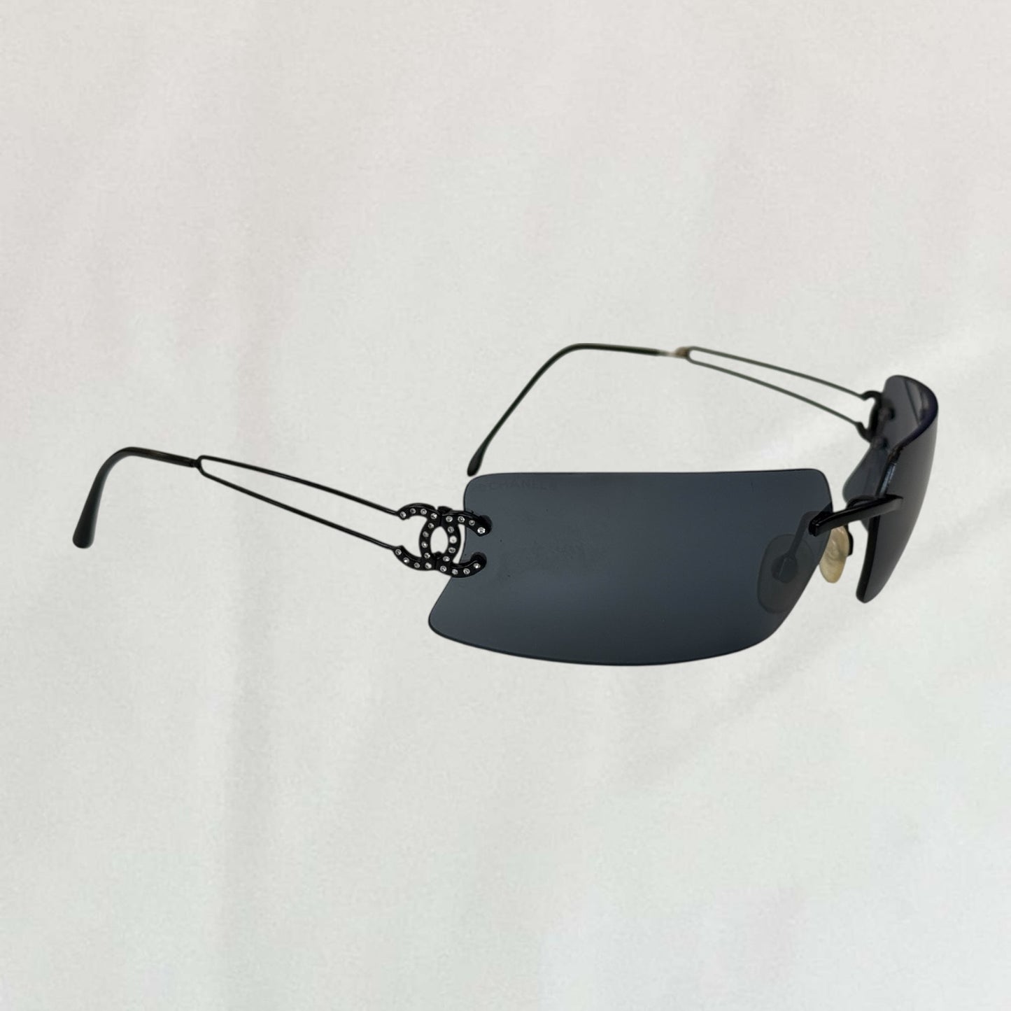 Chanel rimless sunglasses