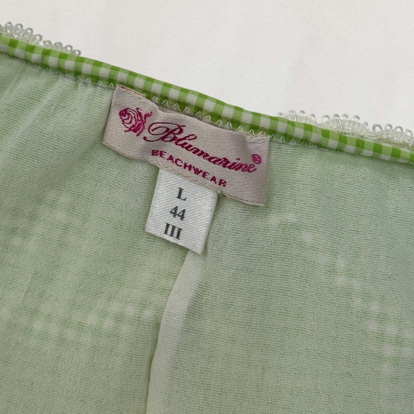 Blumarine gingham bikini