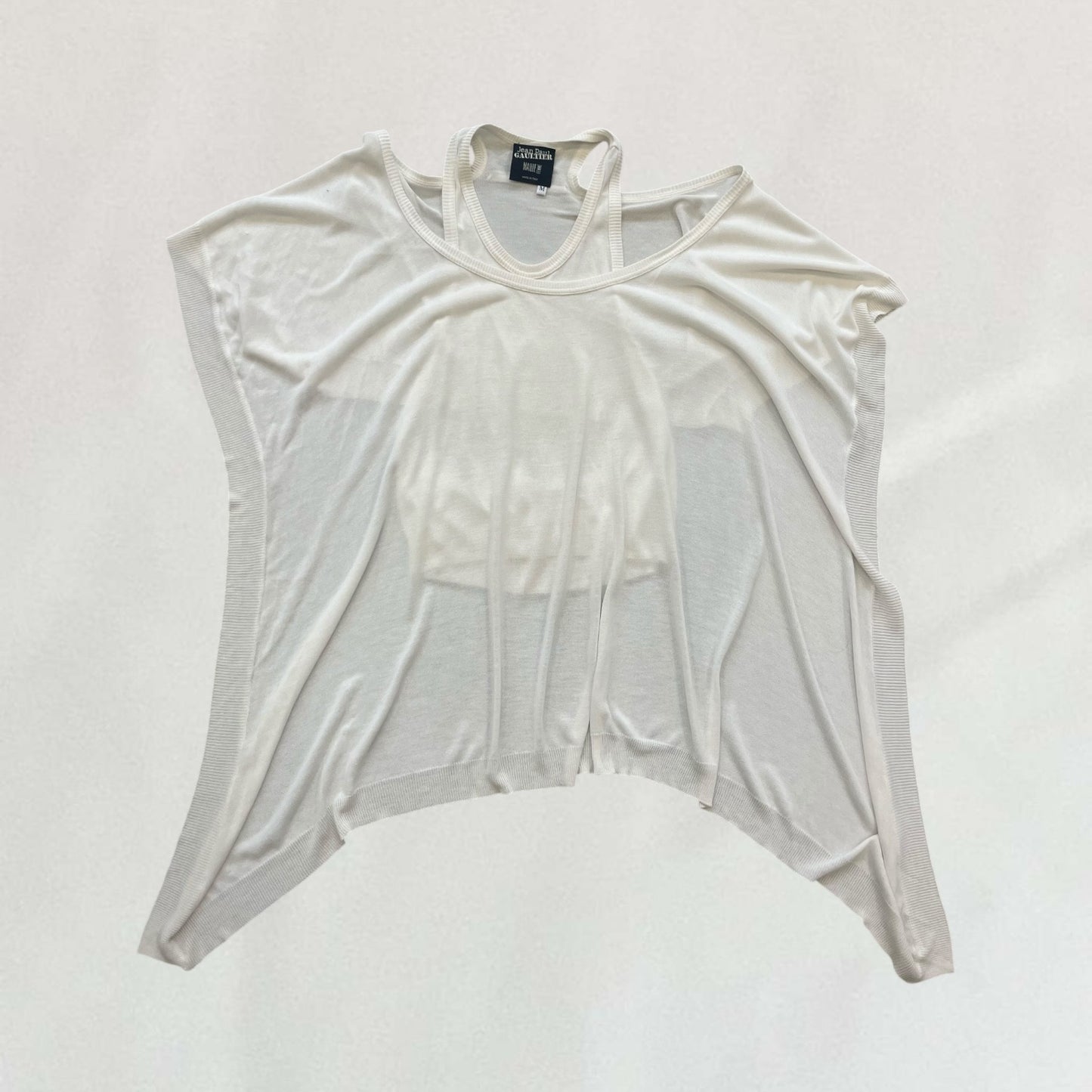 Jean Paul Gaultier double-layered top