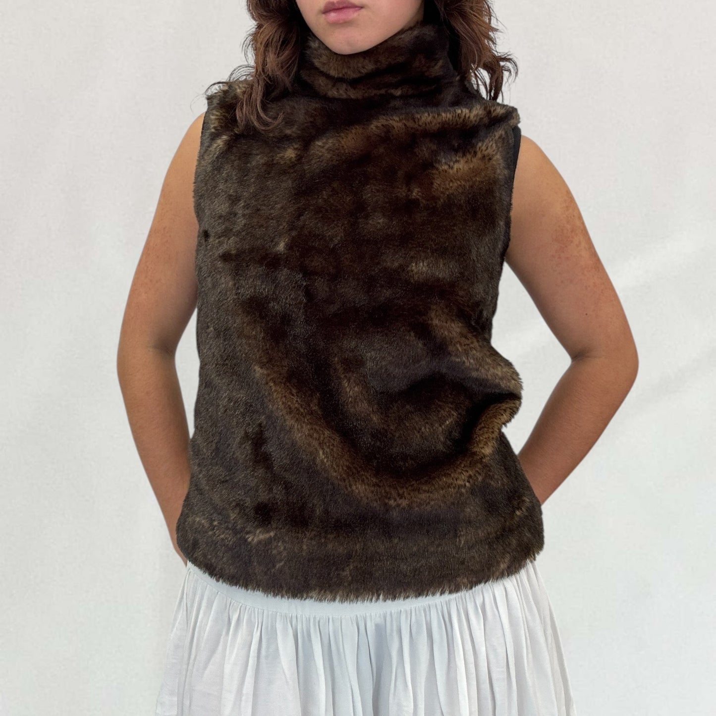 Jean Paul Gaultier fur top