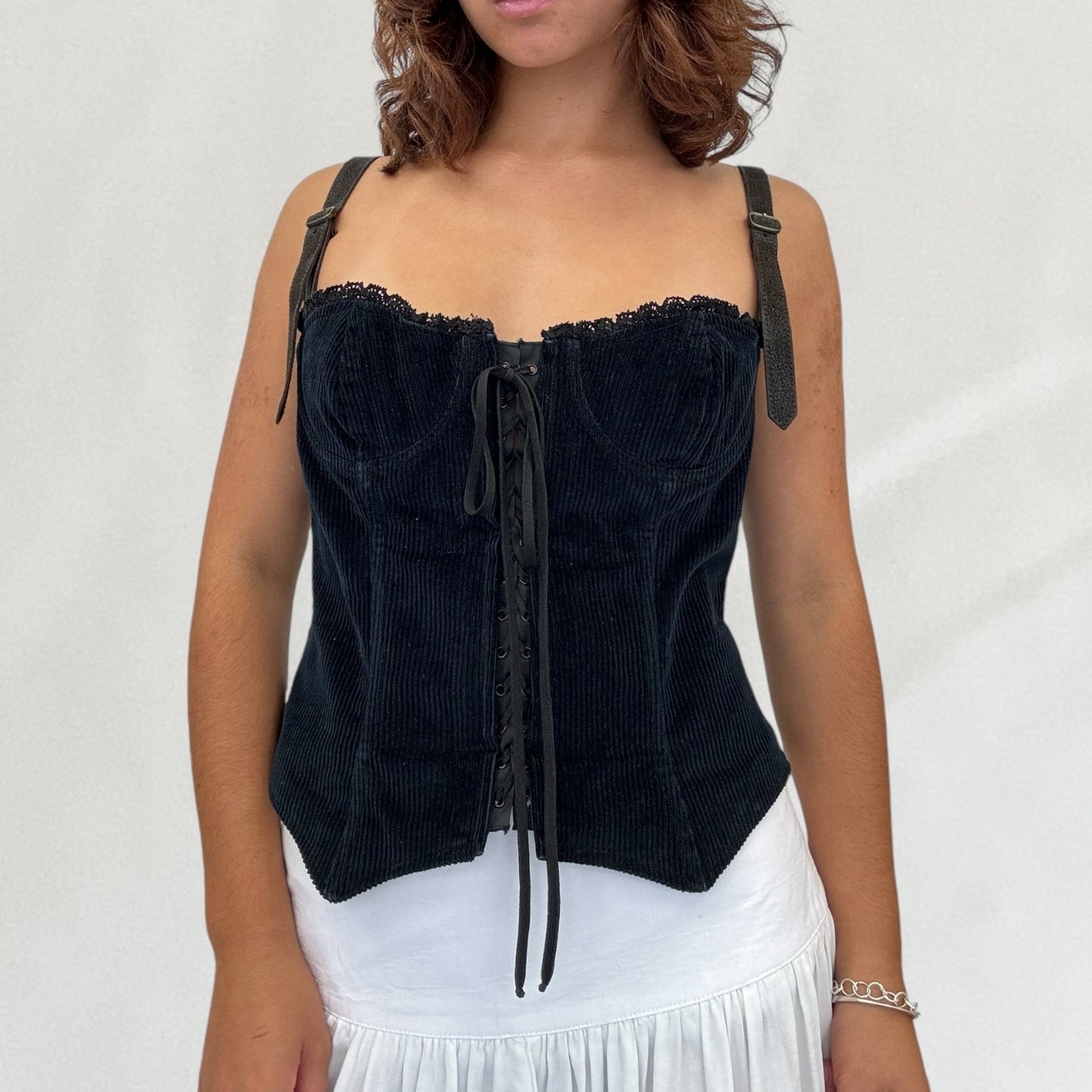 Dolce & Gabbana cord corset top