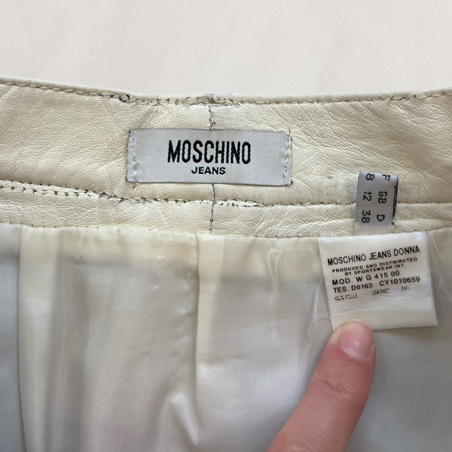 Moschino piercing skirt