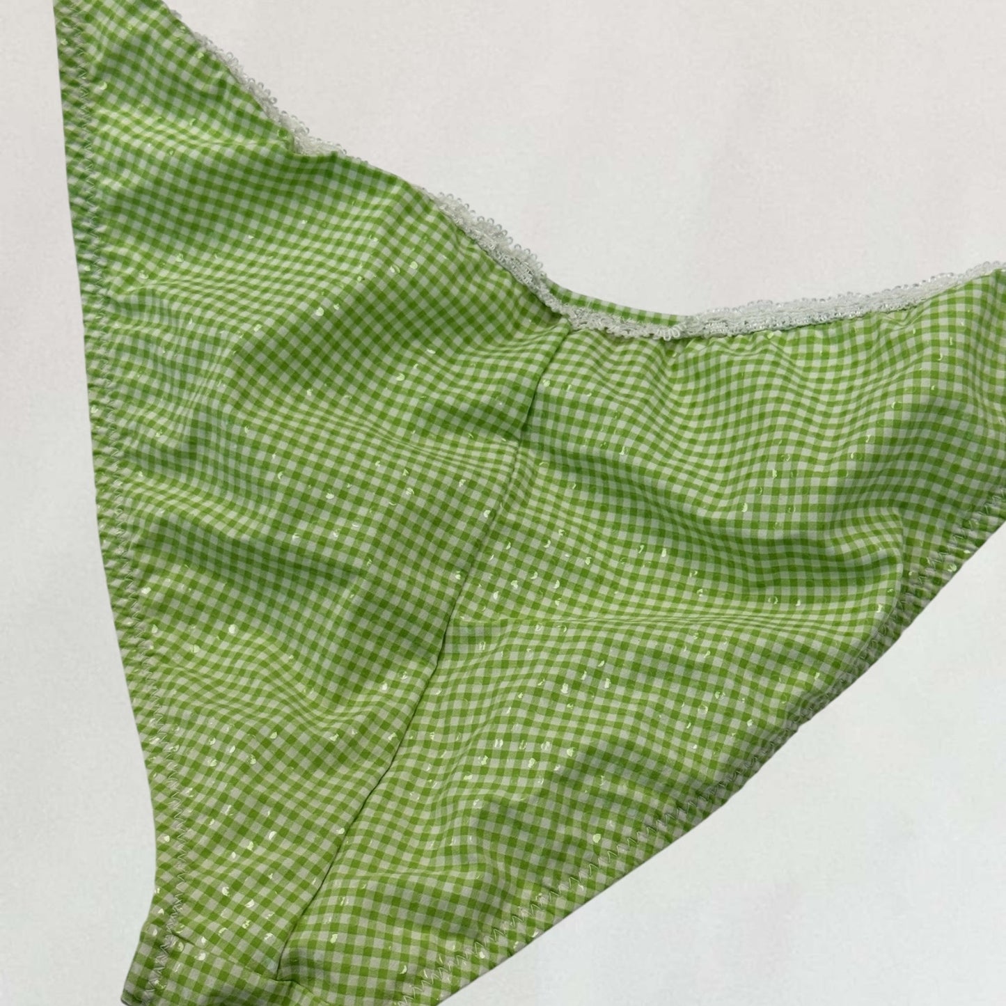 Blumarine gingham bikini