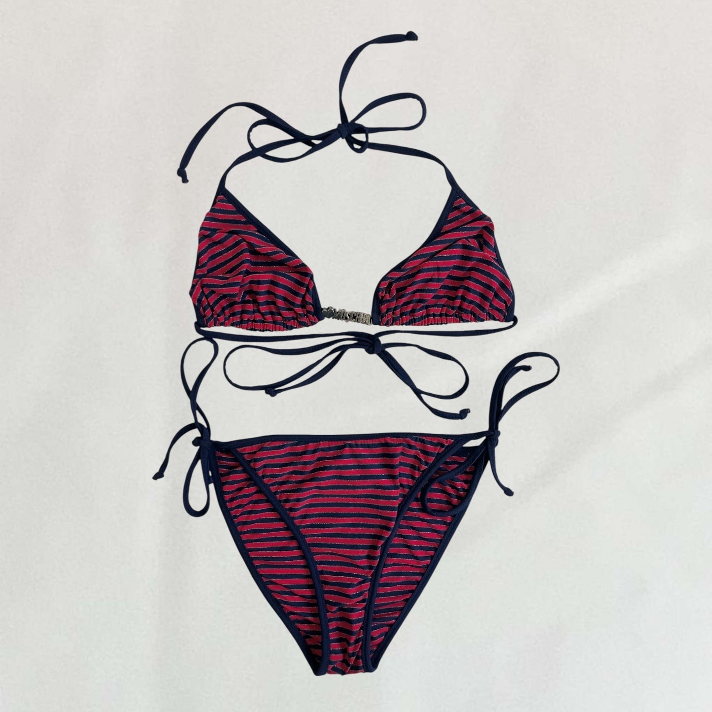 Moschino striped bikini