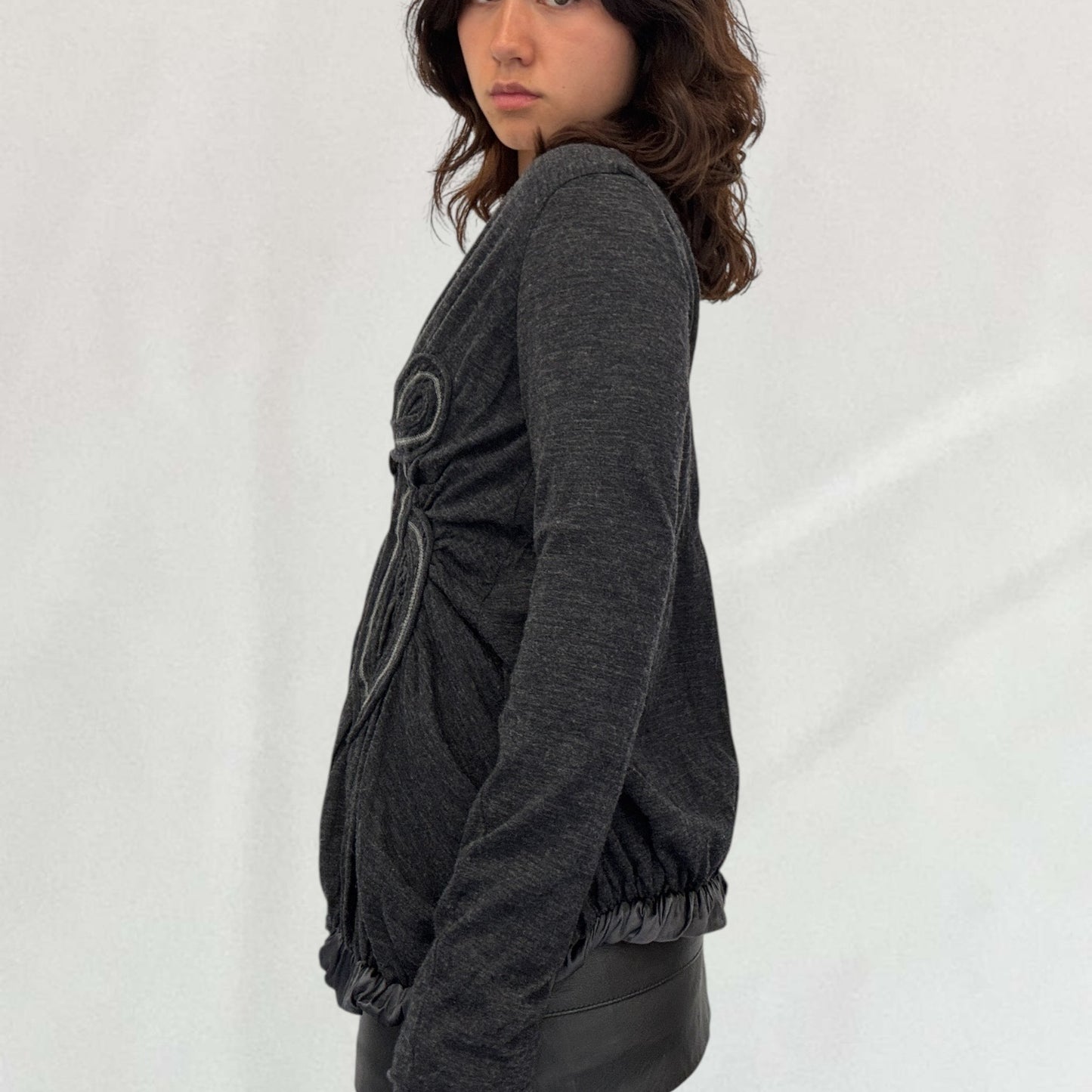Marithé + François Girbaud open cardigan