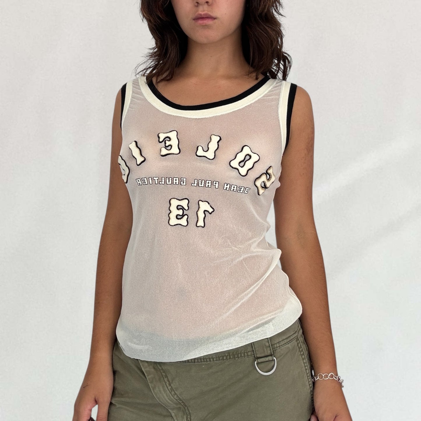 Jean Paul Gaultier mesh tank
