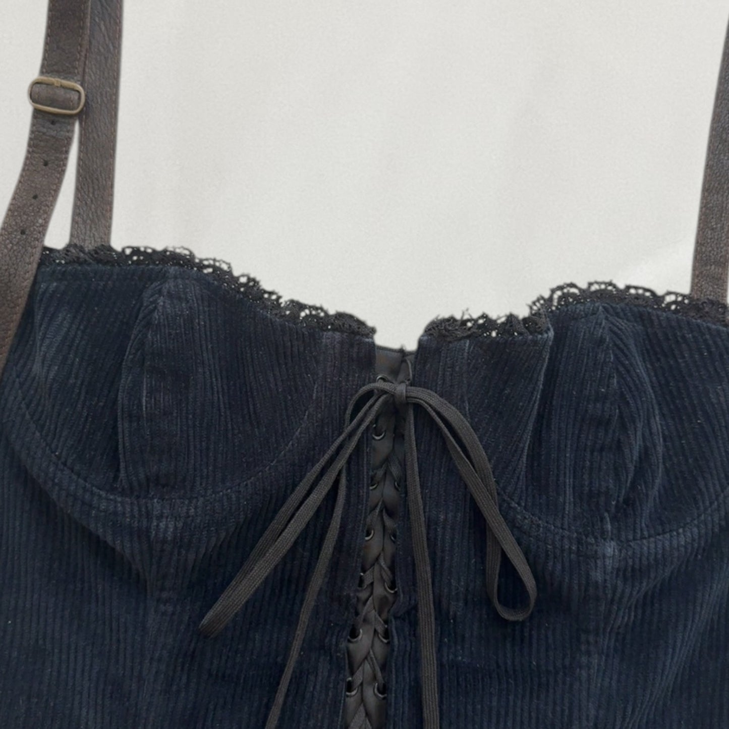Dolce & Gabbana cord corset top