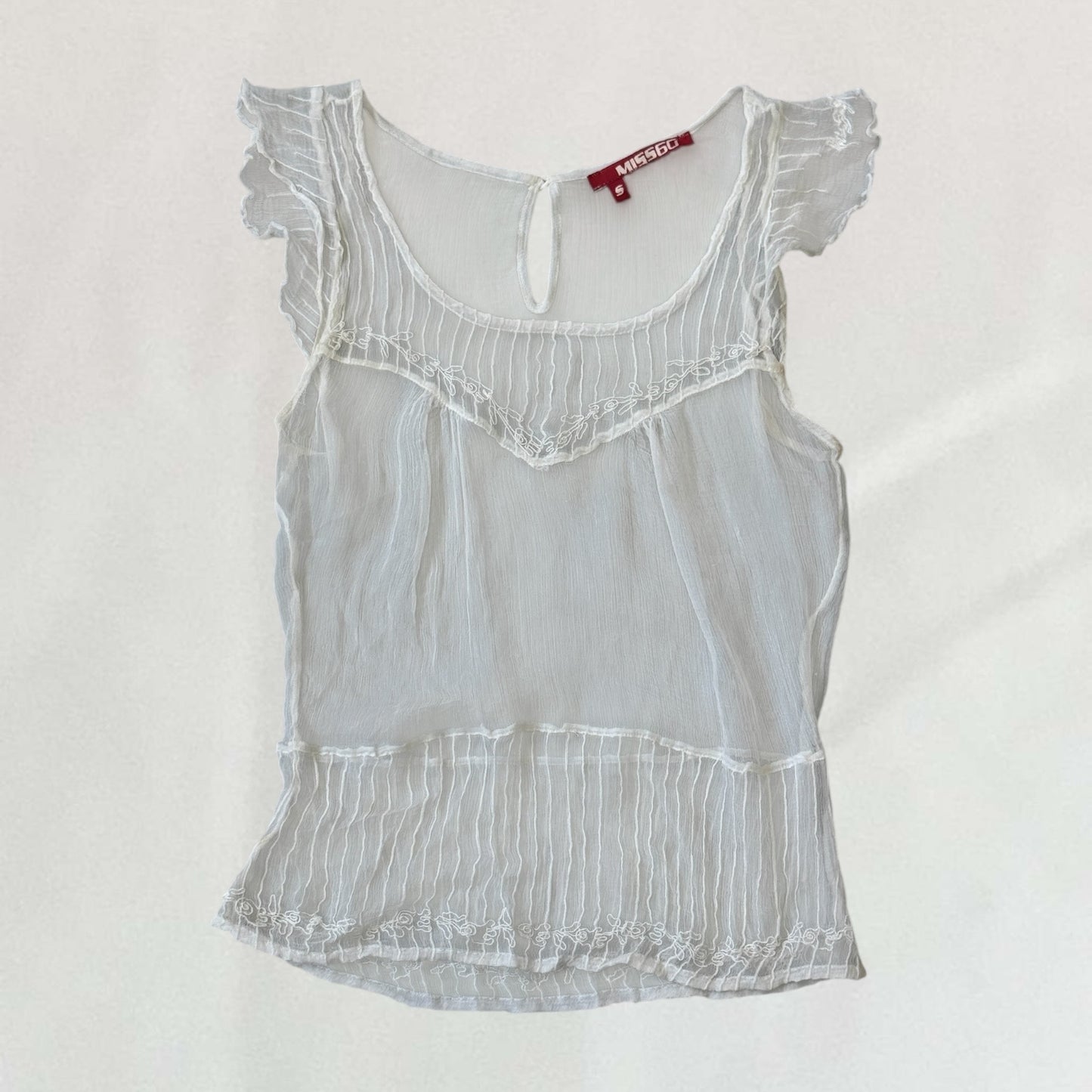 Miss Sixty sheer vest