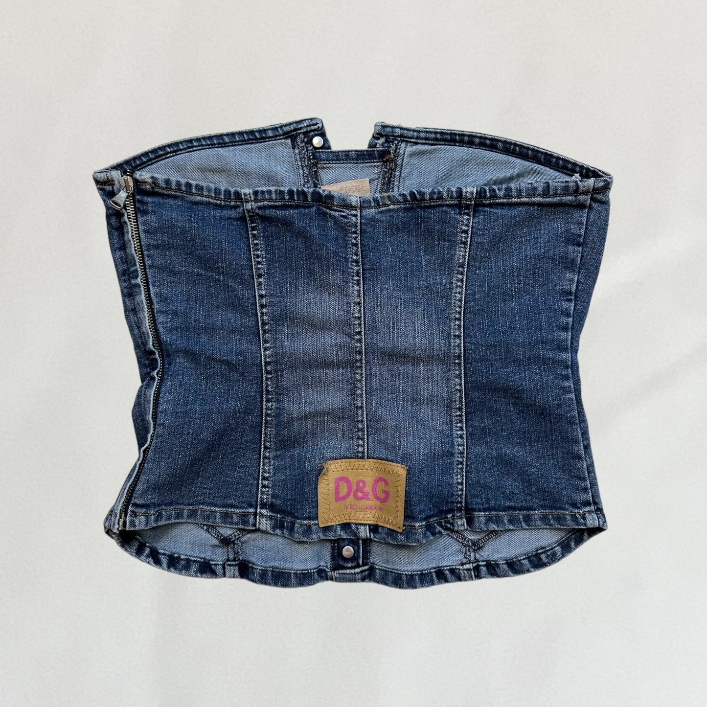 Dolce & Gabbana denim bandeau