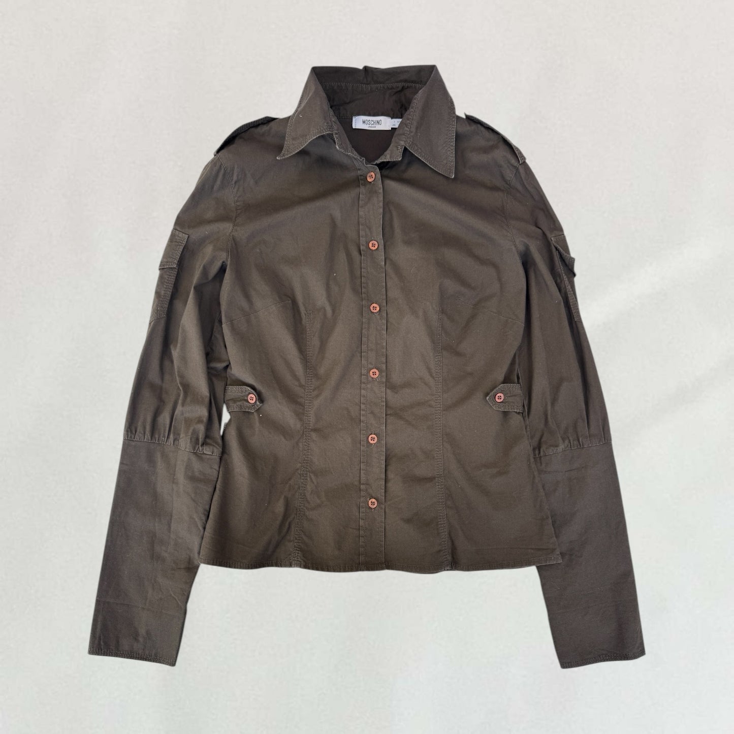 Moschino military style shirt