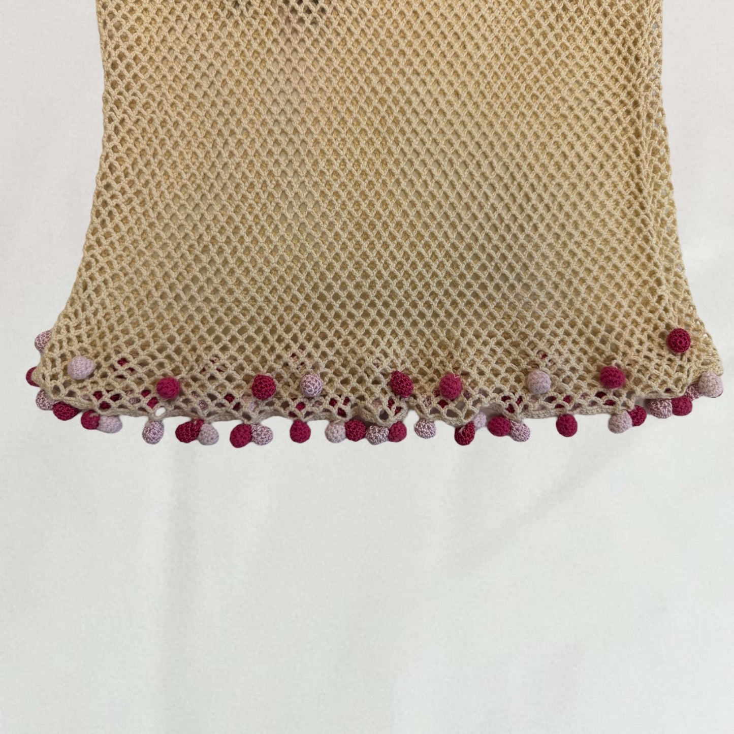 Moschino crochet flower vest