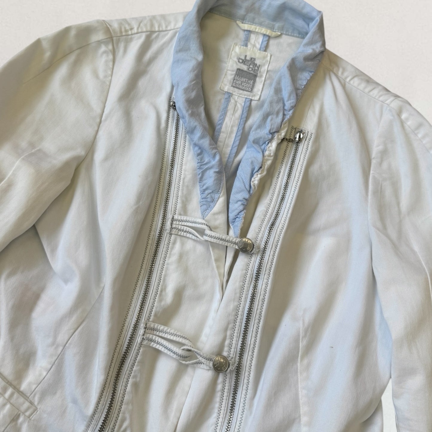 Marithé + François Girbaud hidden pocket jacket