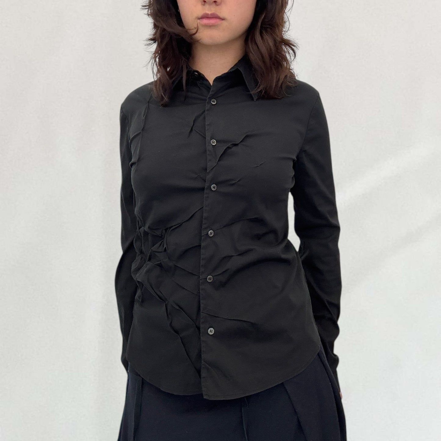 Prada ruched shirt