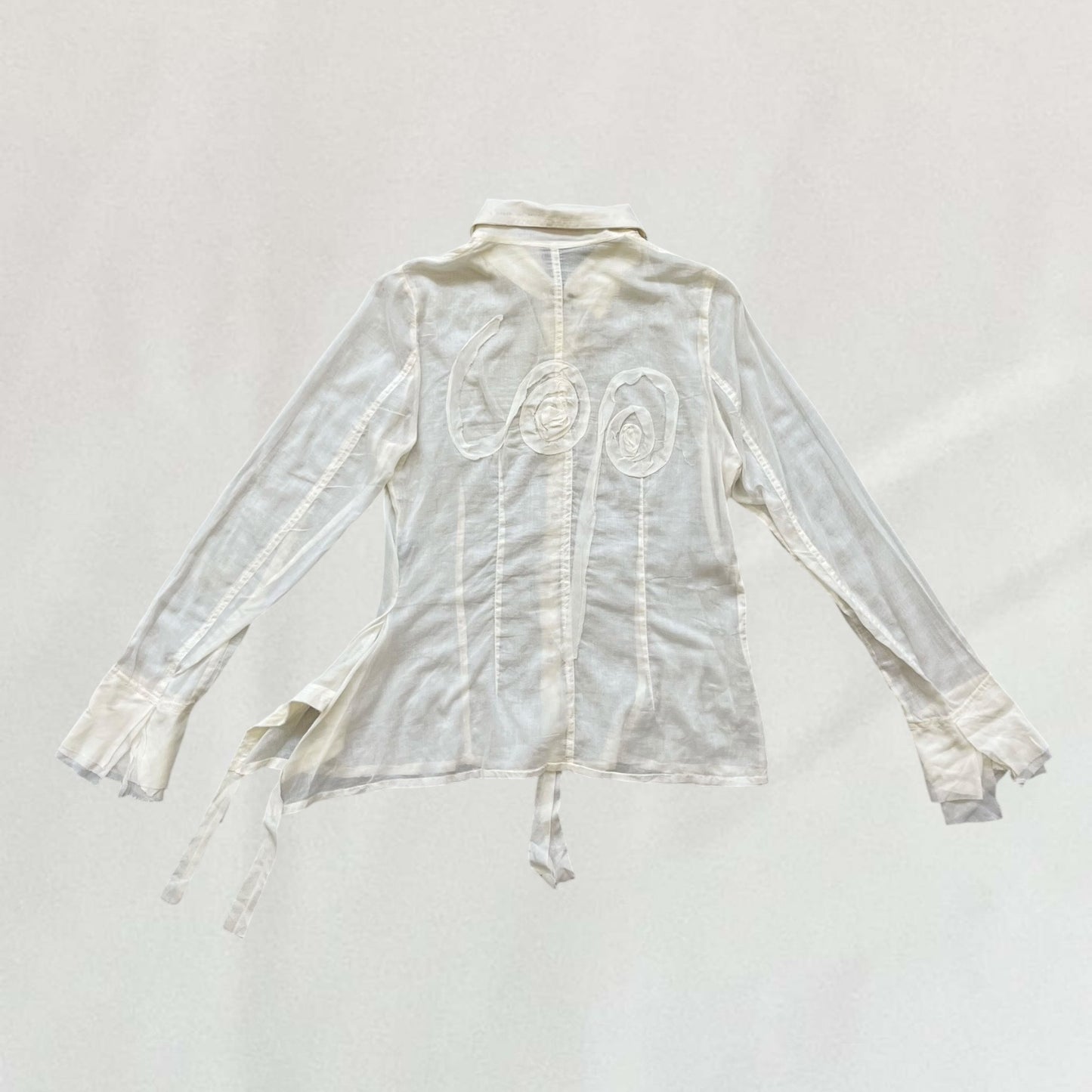 Cop Copine semi-sheer shirt