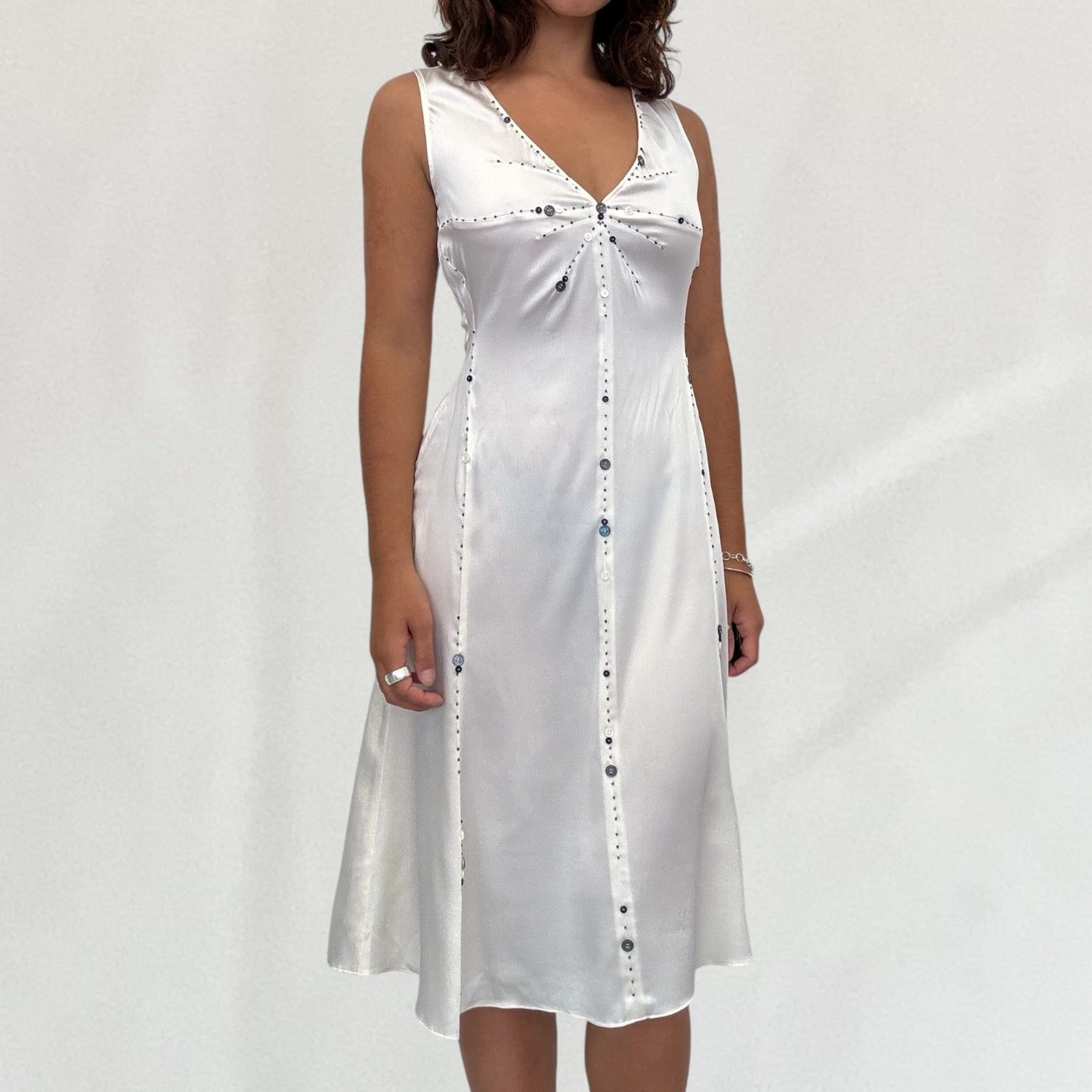 Moschino button detail dress