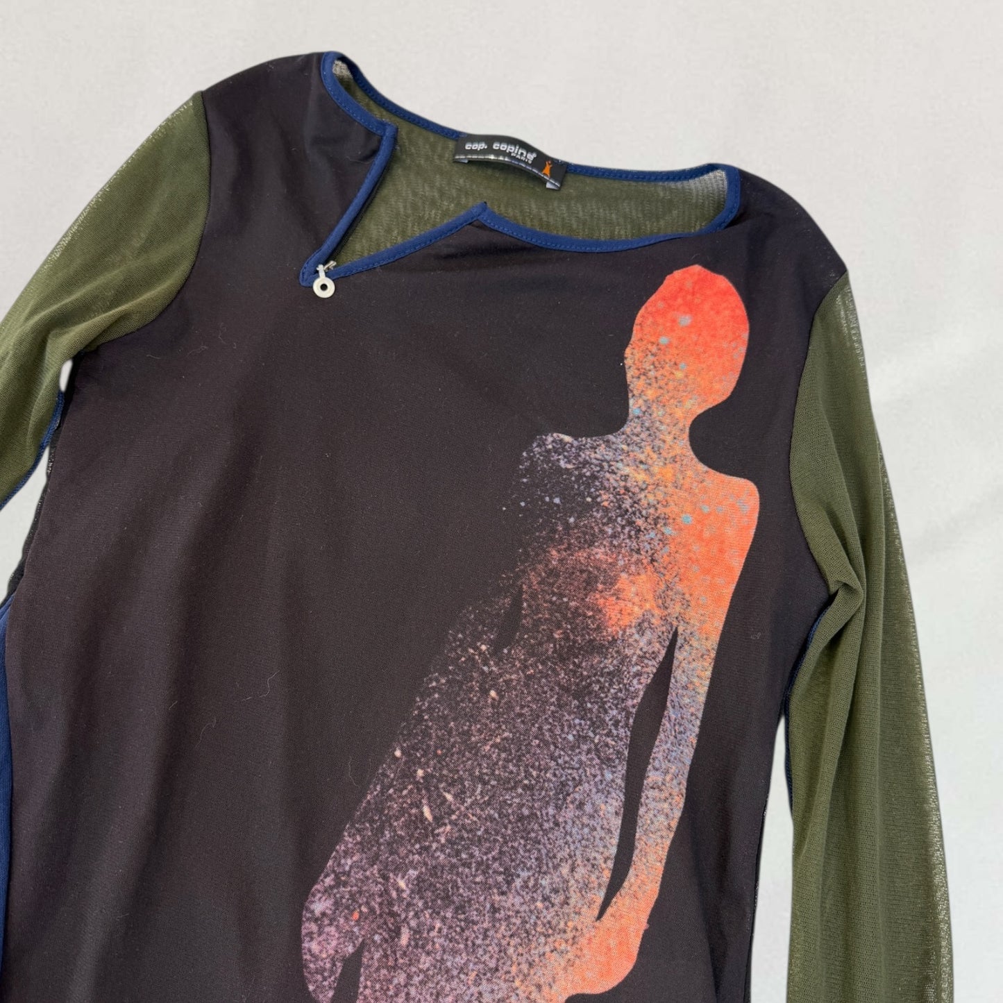 Cop Copine double layered top