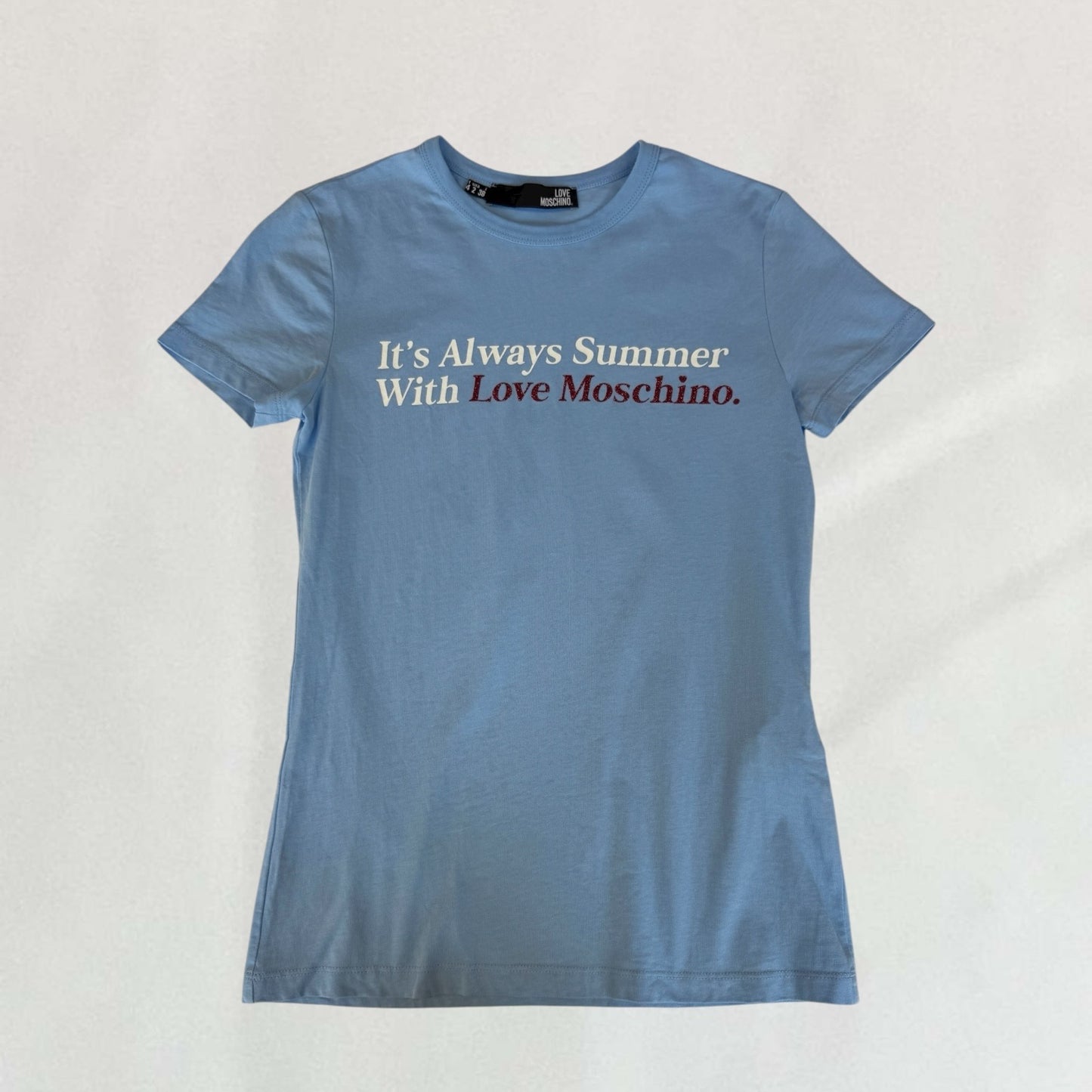 Moschino graphic text T-shirt