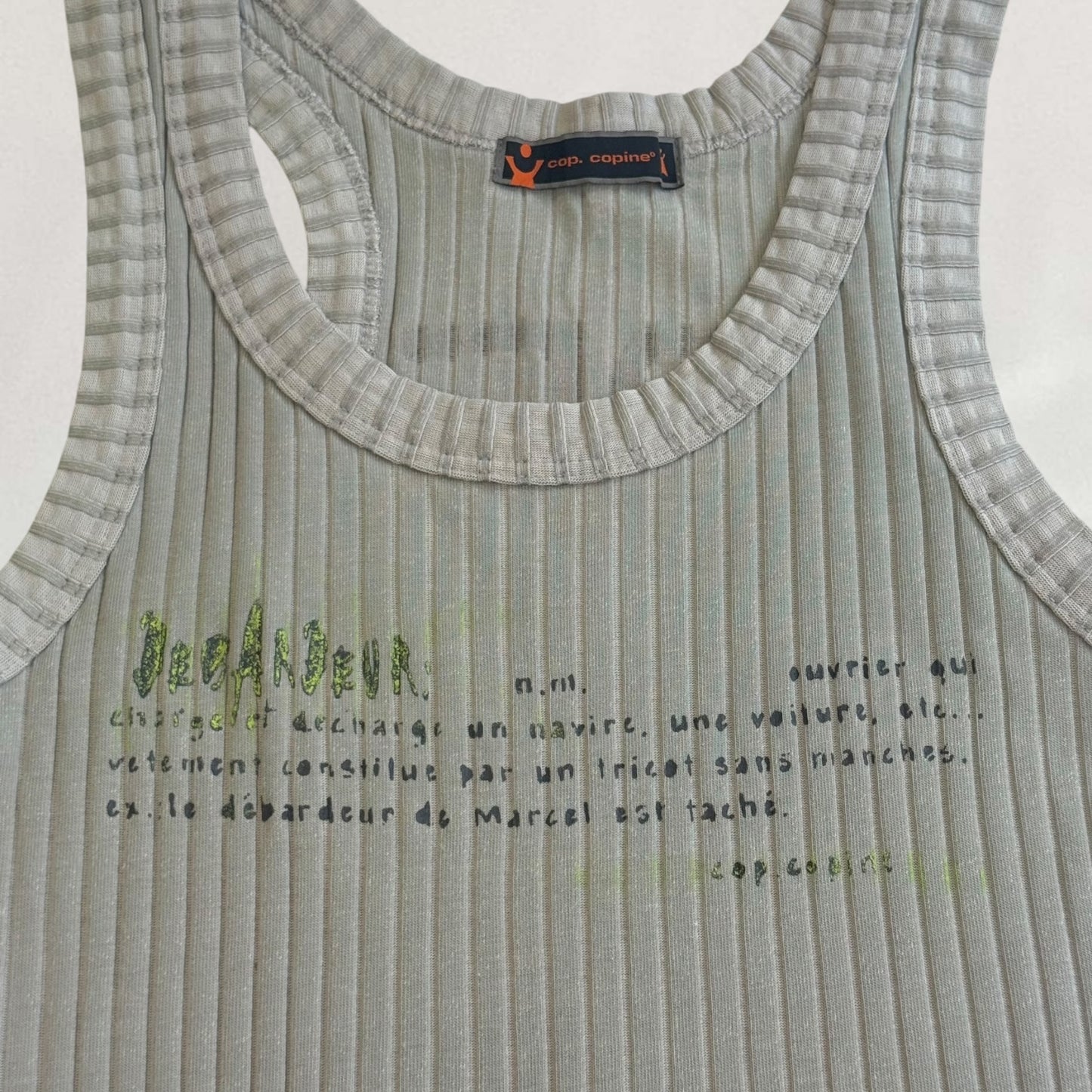 Cop Copine ribbed tank