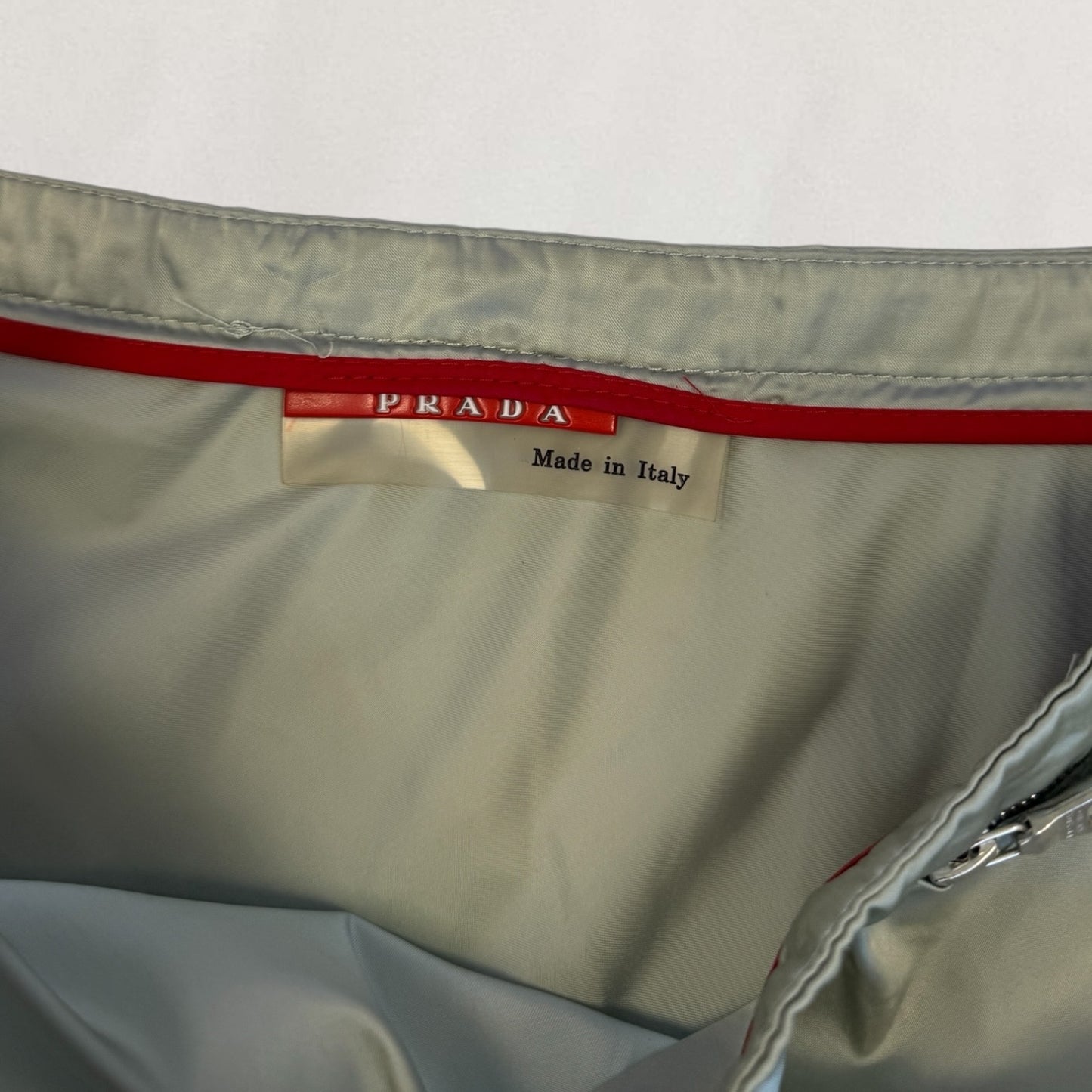 Prada satin midi skirt