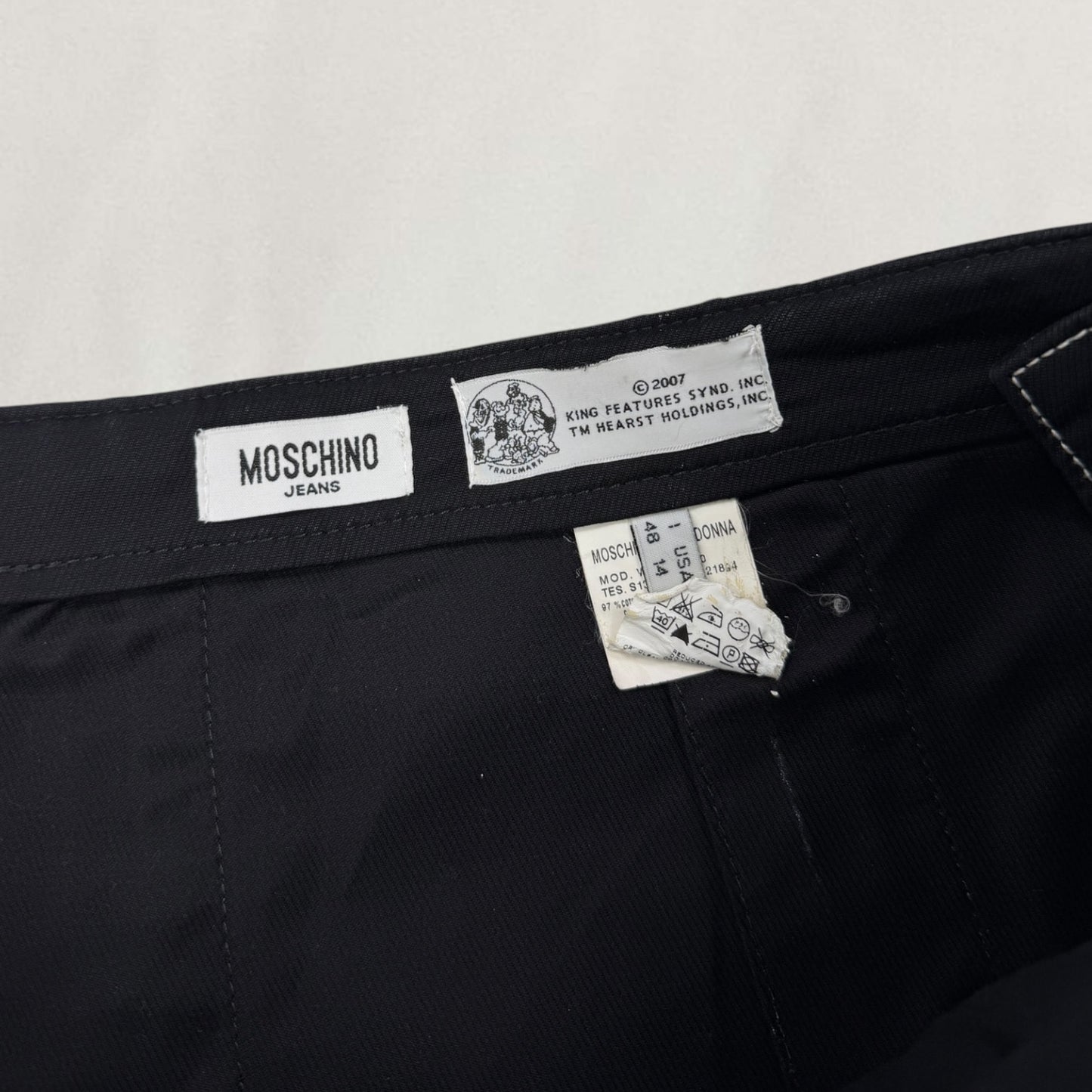 Moschino denim skirt
