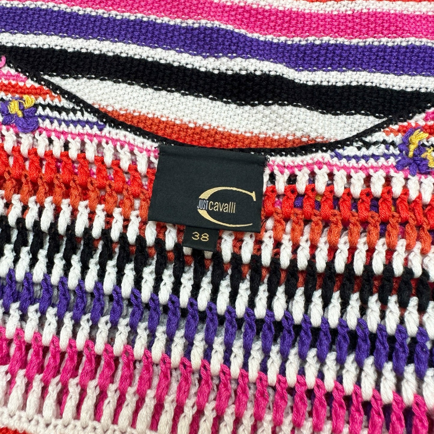 Roberto Cavalli knit mini dress