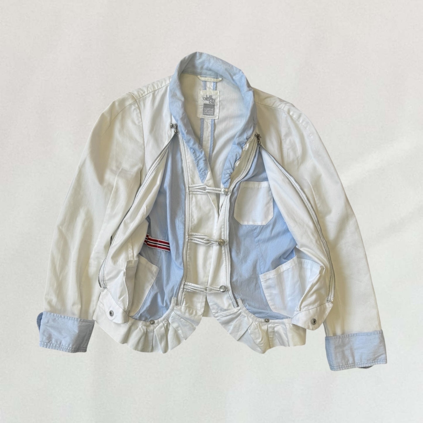 Marithé + François Girbaud hidden pocket jacket