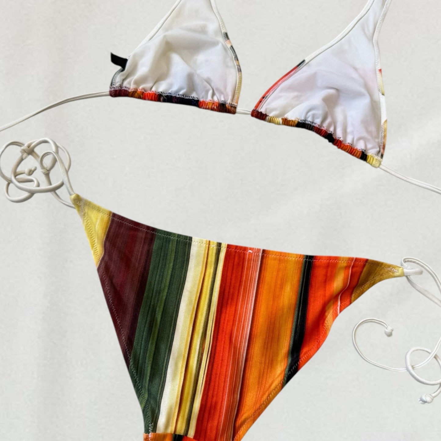 Roberto Cavalli fruit print bikini