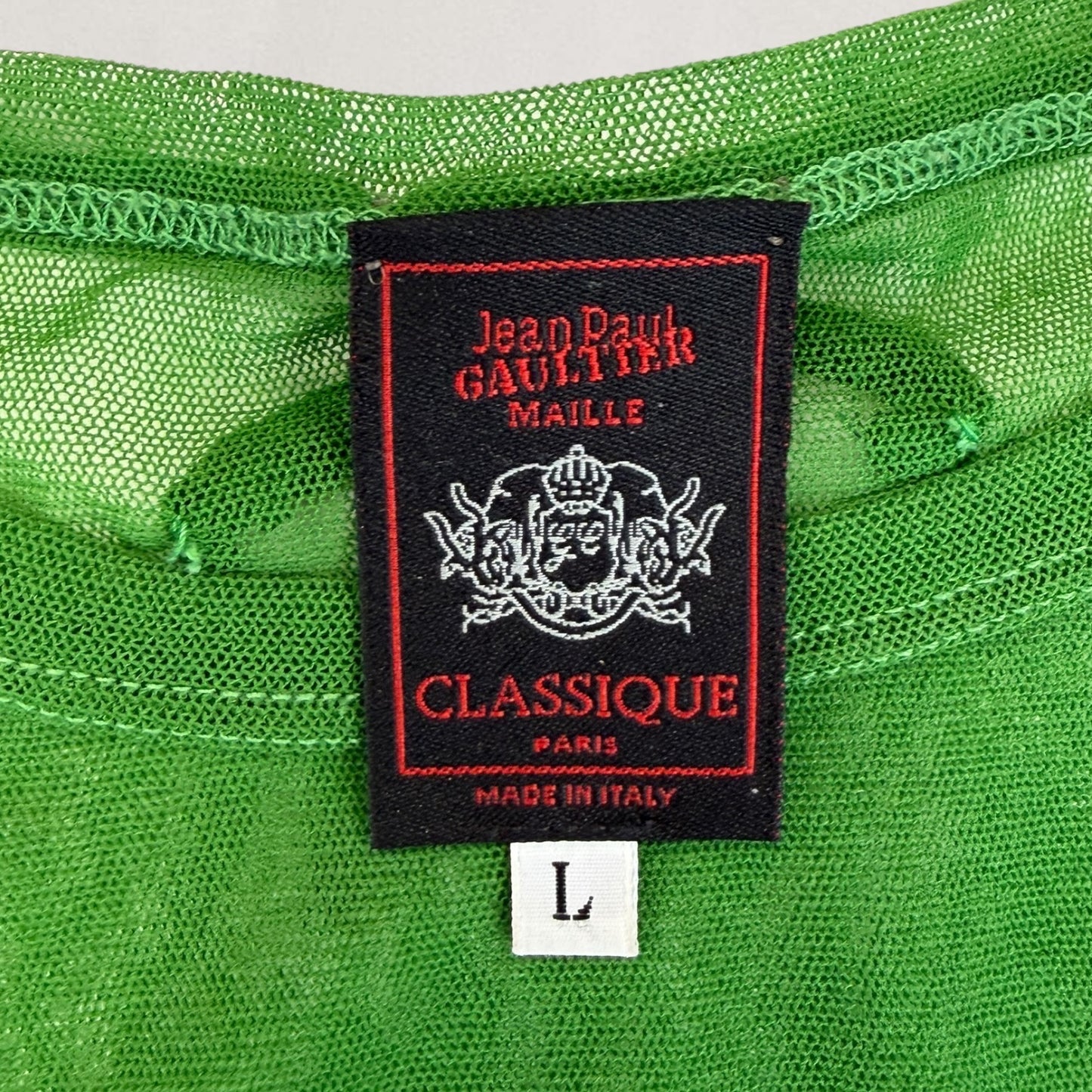 Jean Paul Gaultier mesh T-shirt