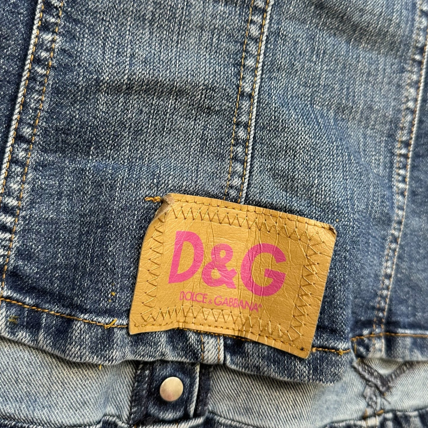 Dolce & Gabbana denim bandeau