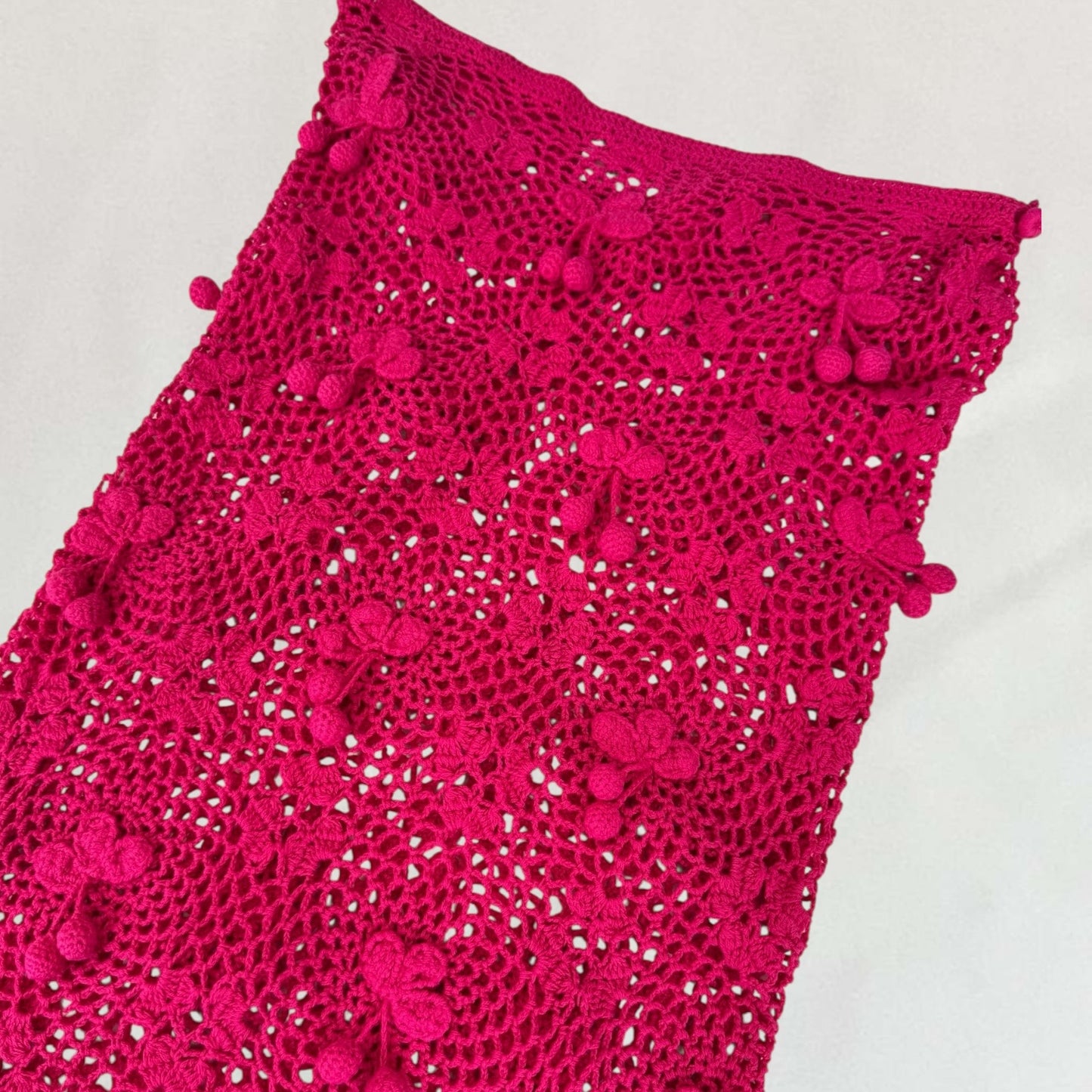 Blumarine crochet skirt