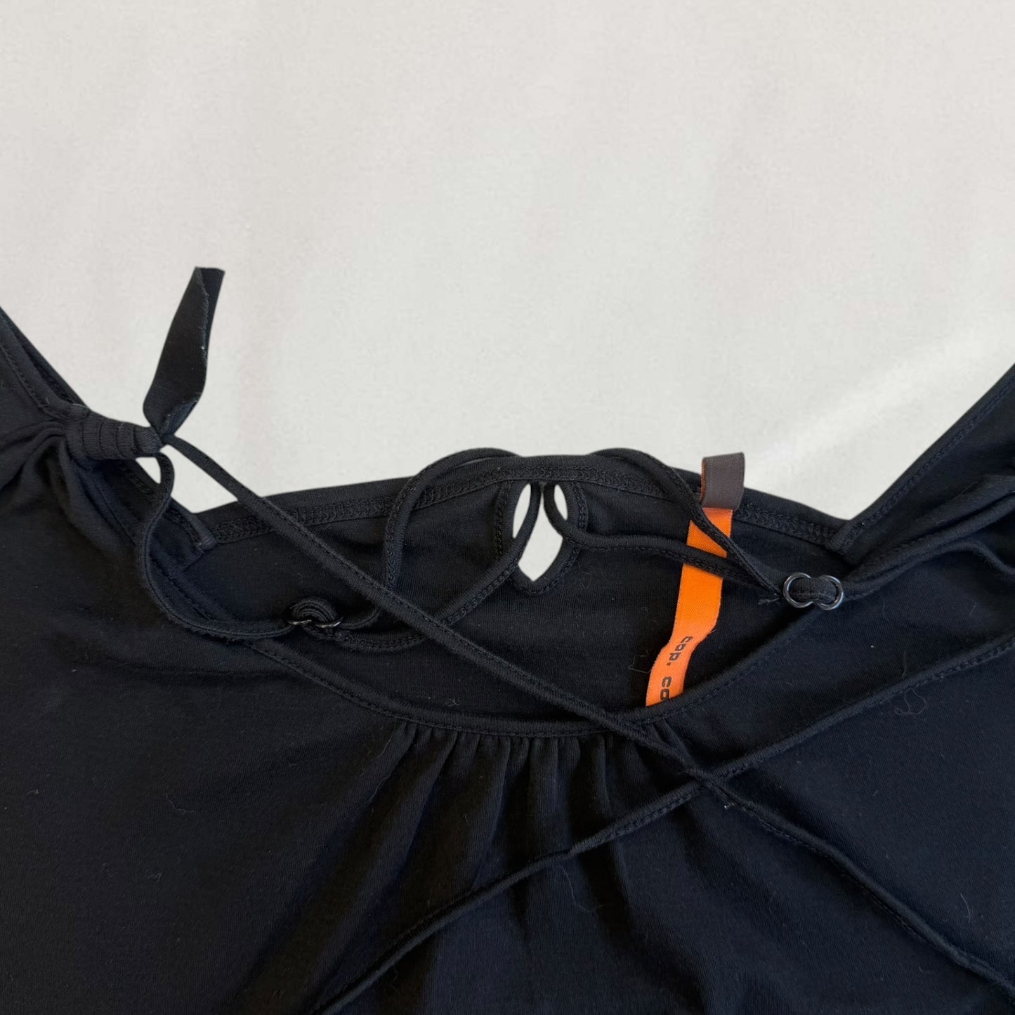 Cop Copine tie detail T-shirt