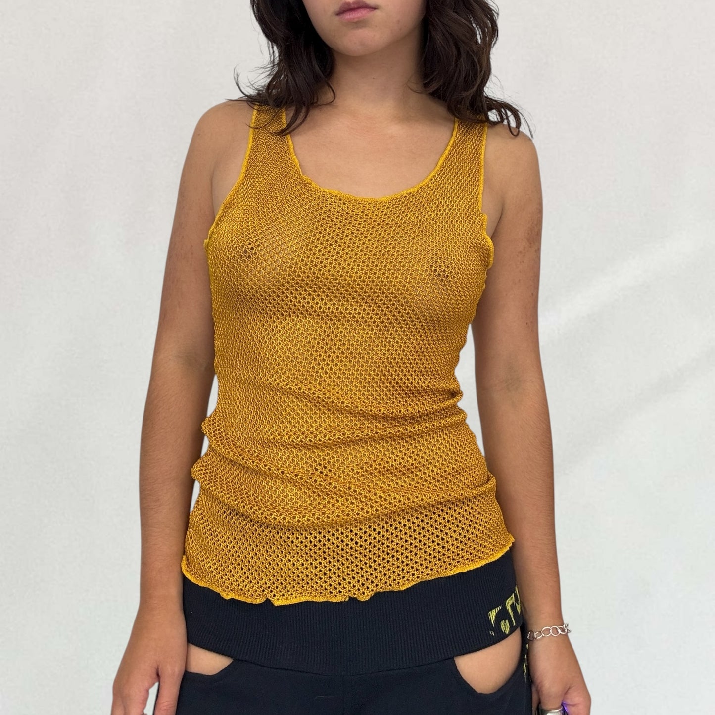 Jean Paul Gaultier netted top