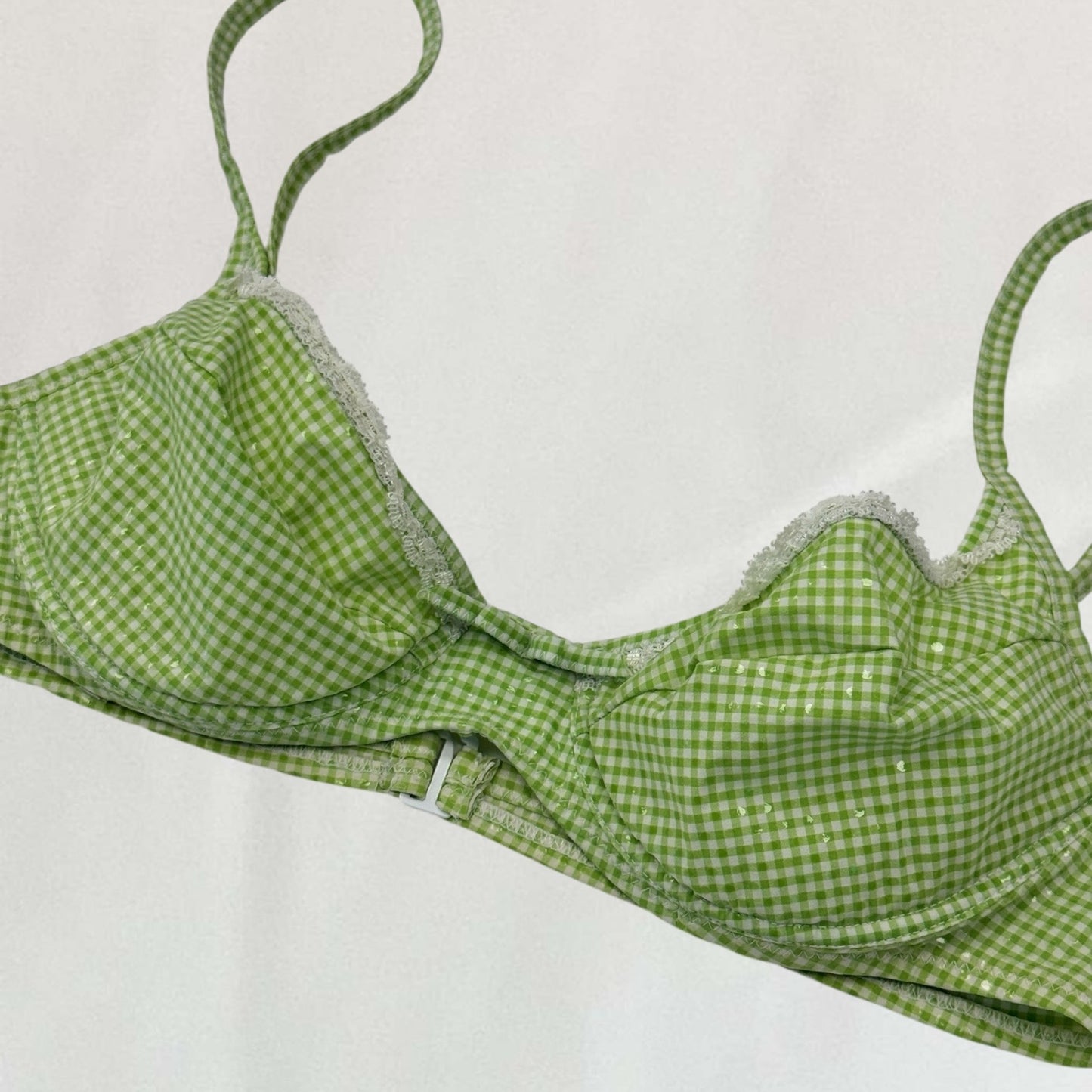 Blumarine gingham bikini