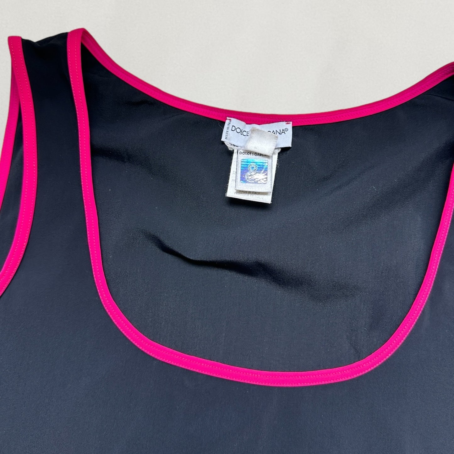Dolce & Gabbana scuba tank top