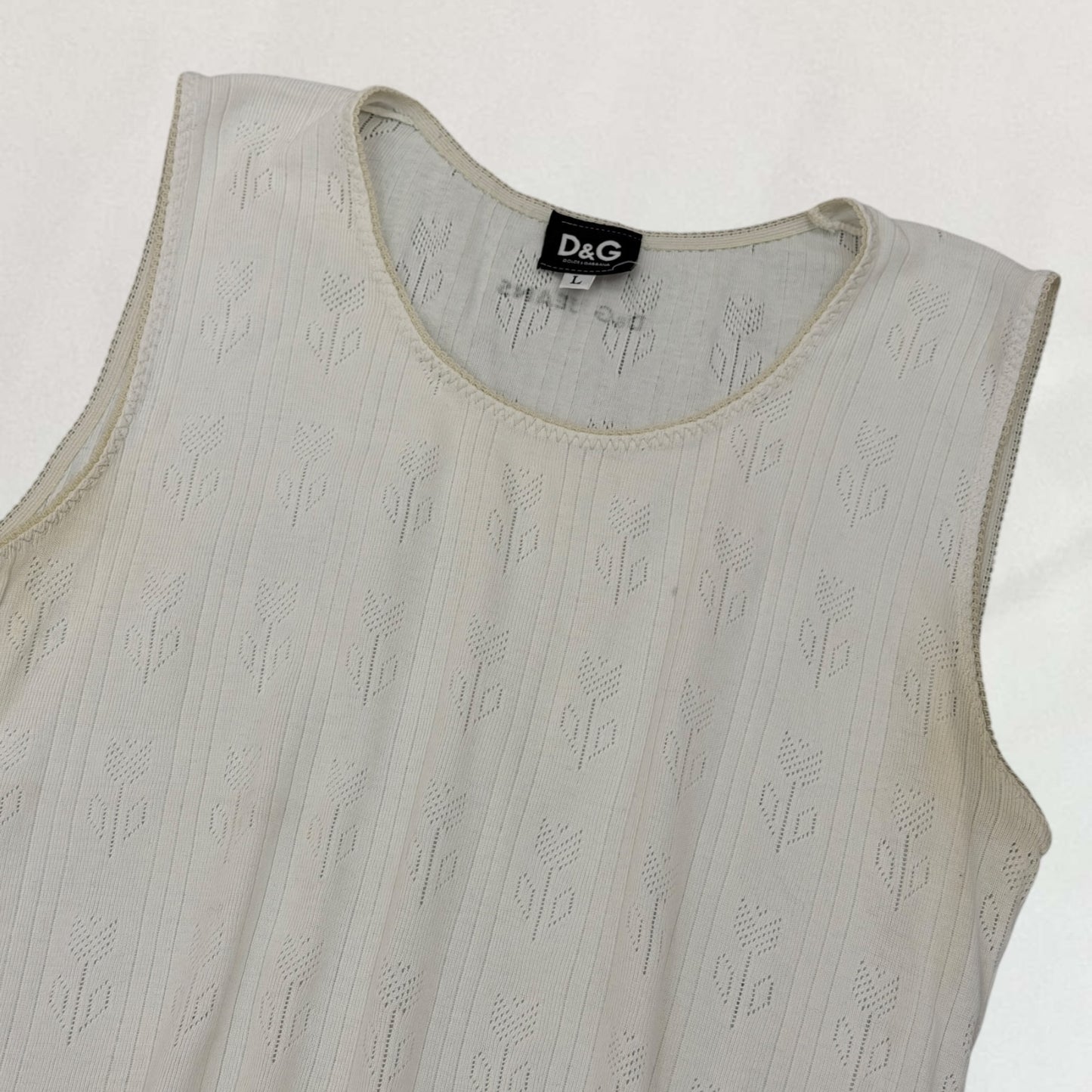 Dolce and Gabbana tulip vest