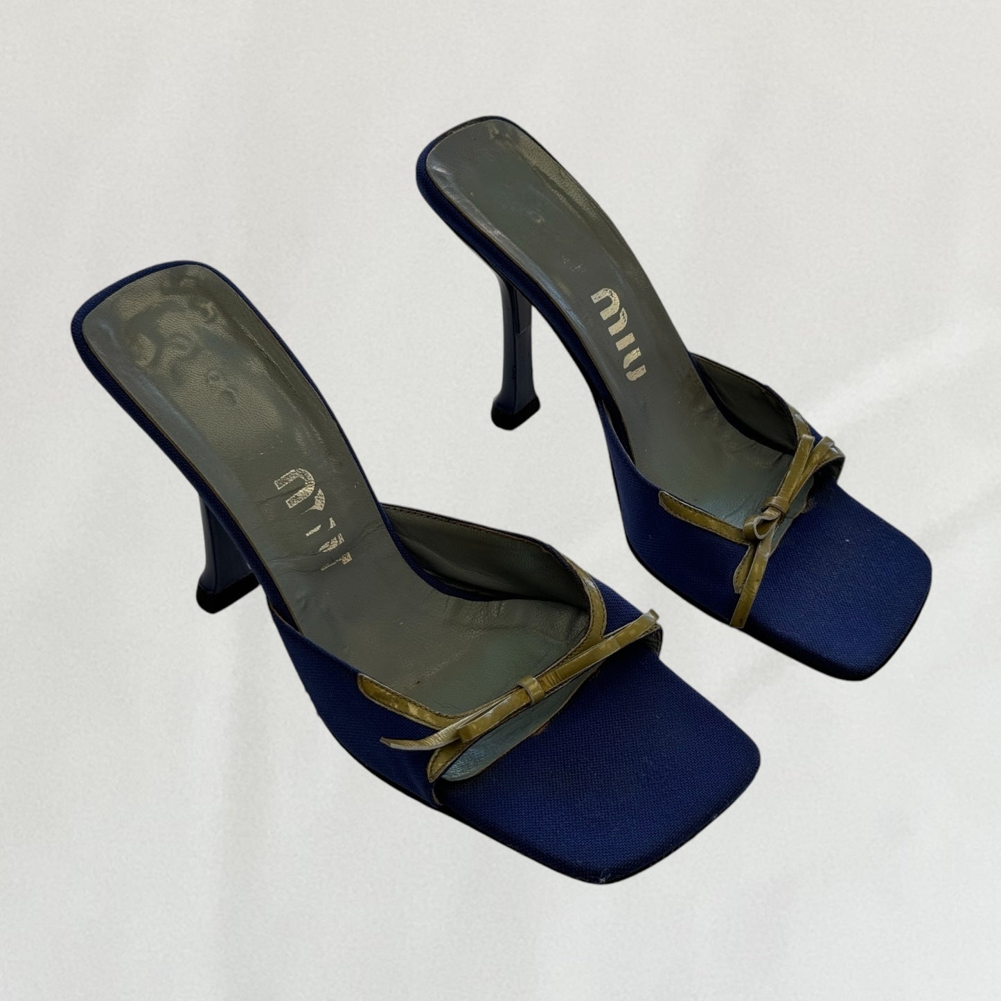 Prada bow heels