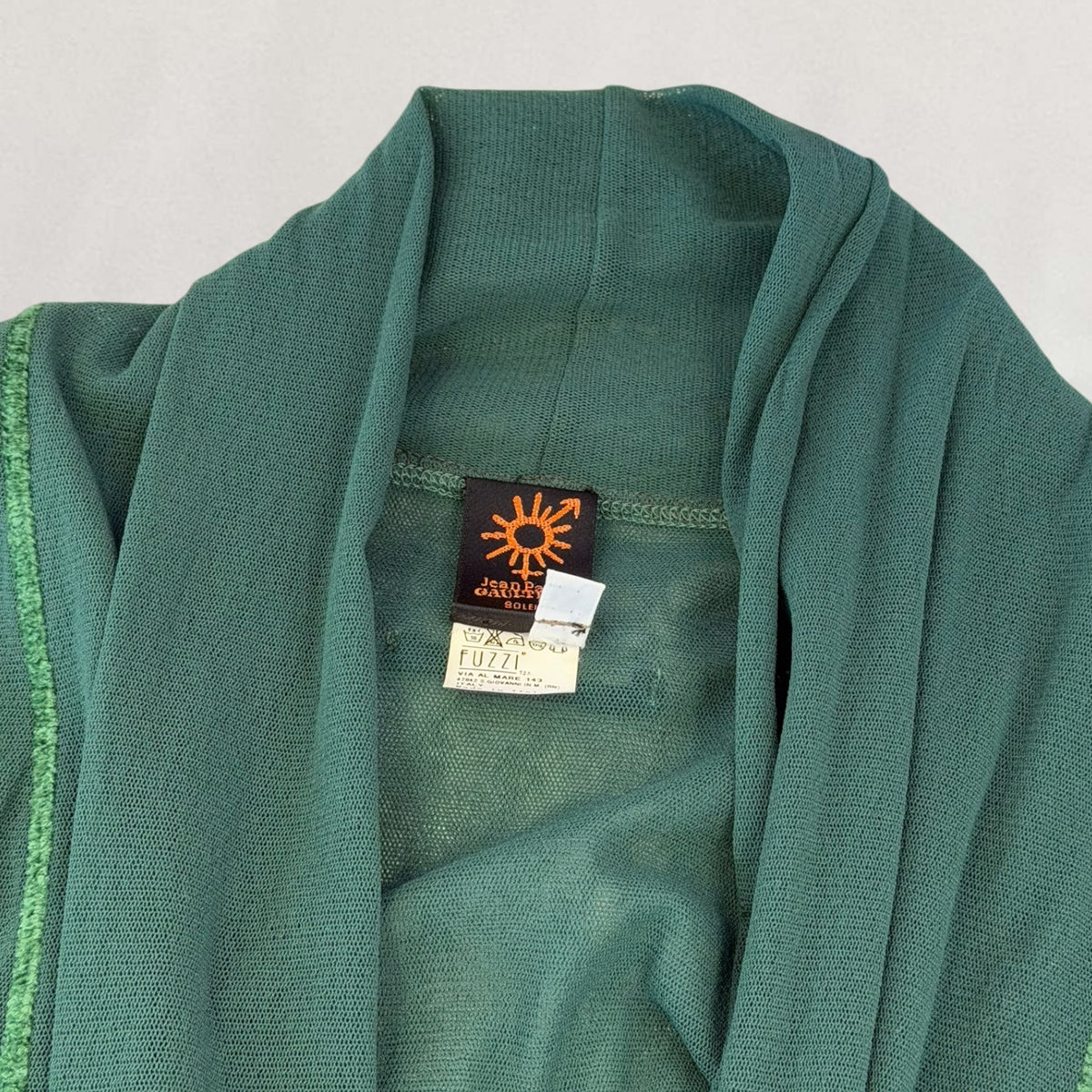 Jean Paul Gaultier tie front top