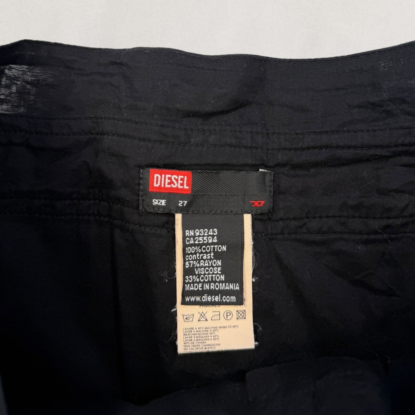 Diesel midi skirt