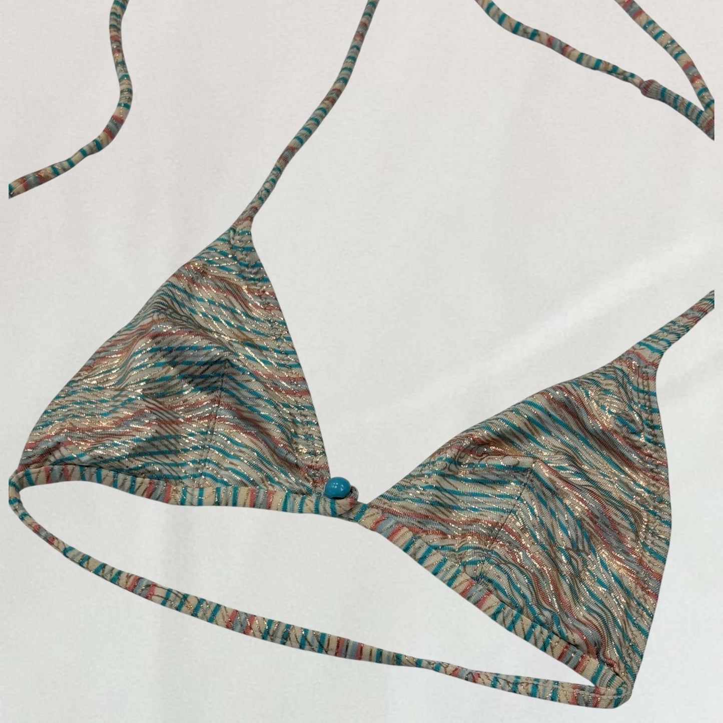 Custo Barcelona striped bikini top