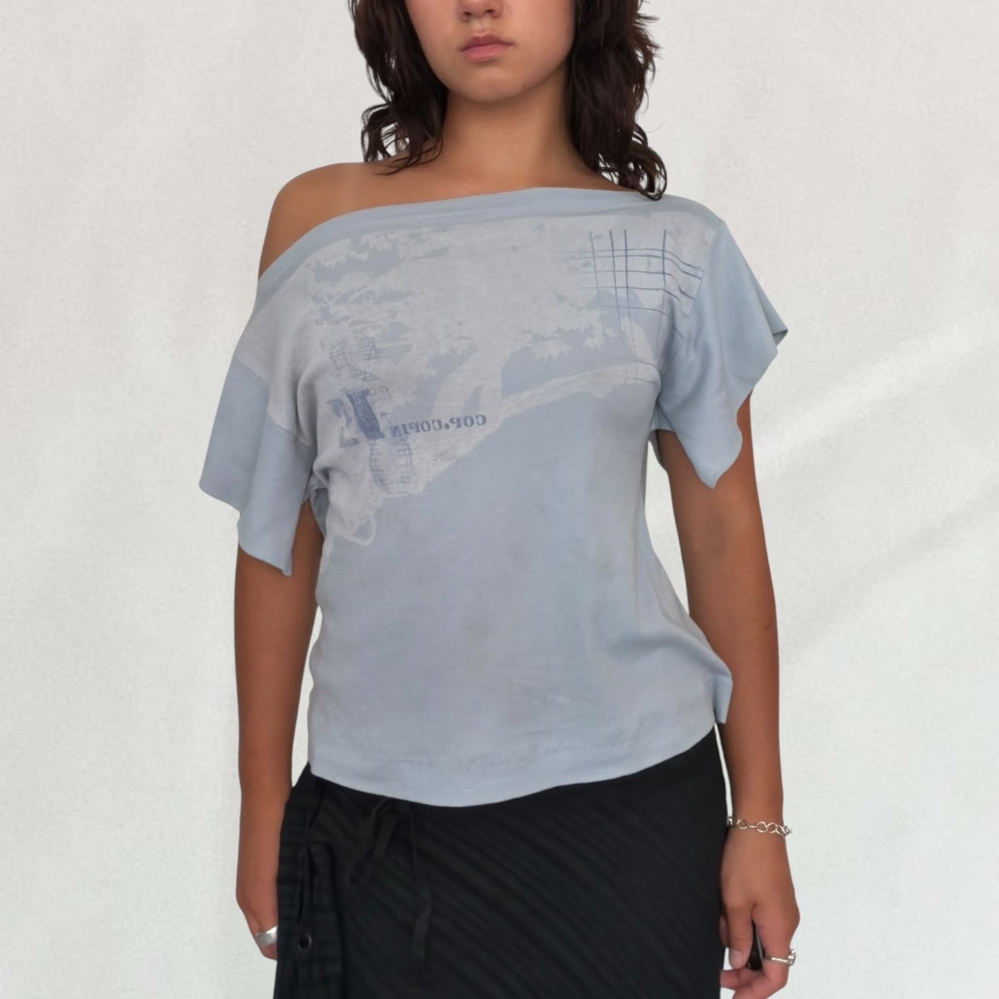 Cop Copine off the shoulder T-shirt