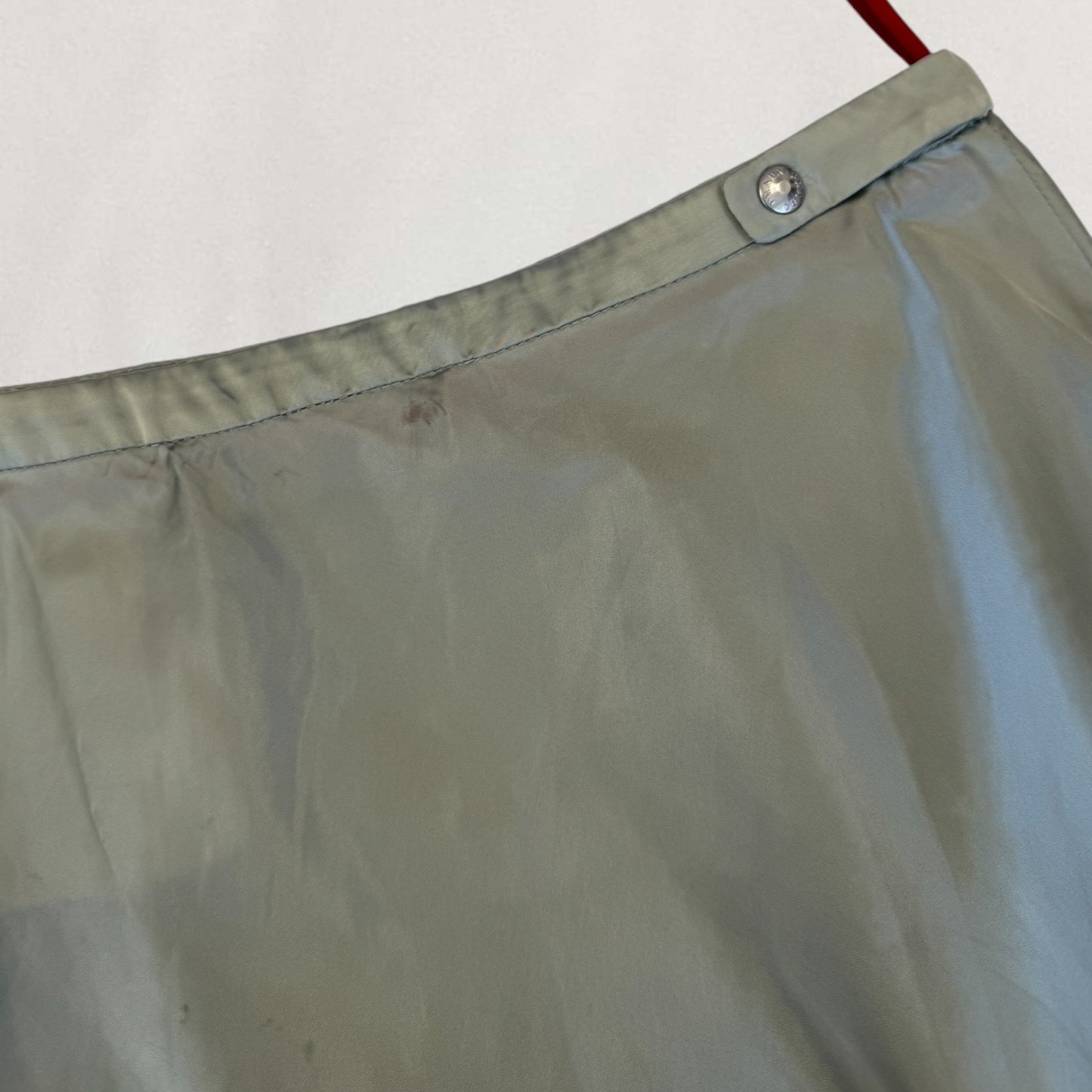 Prada satin midi skirt